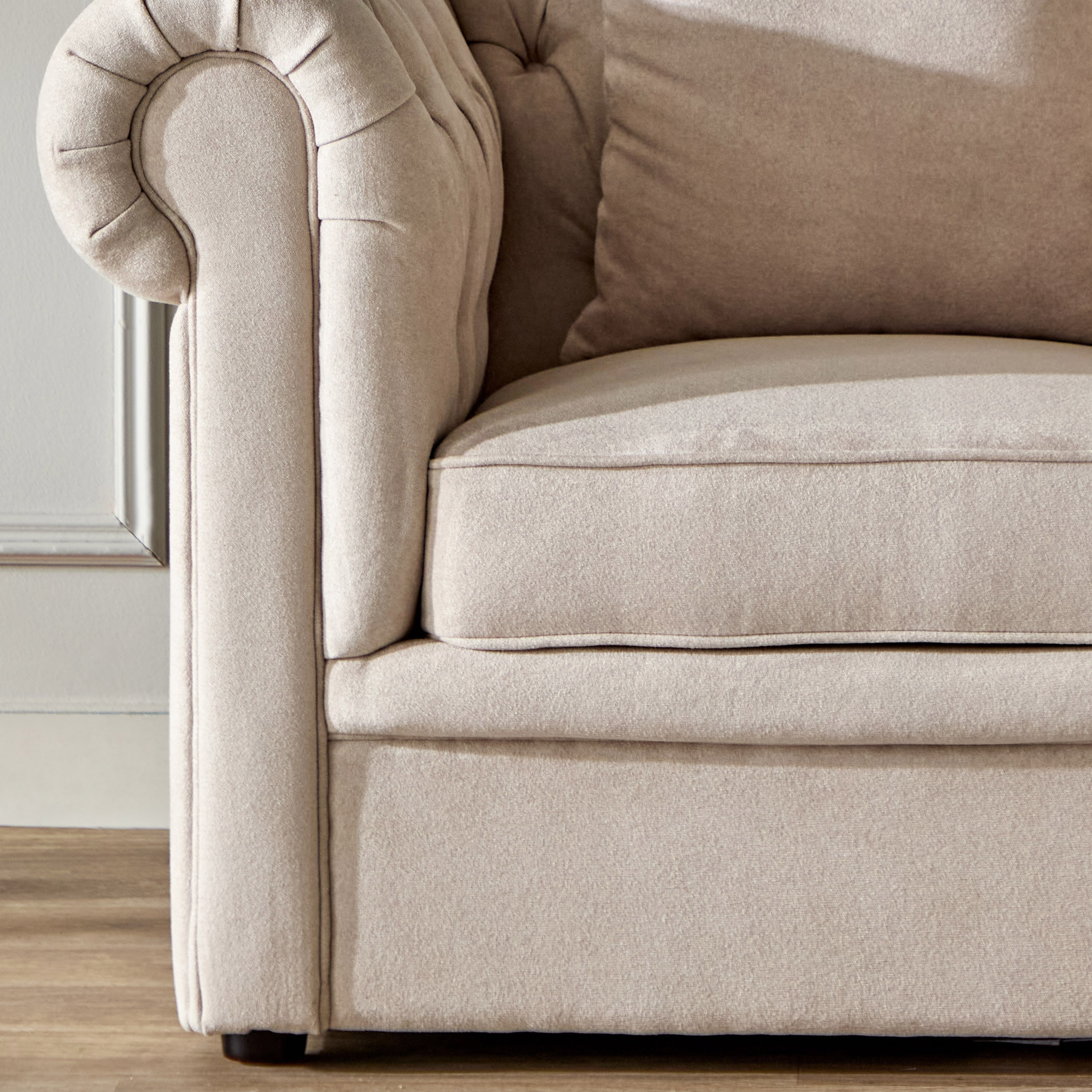 Cypress Fabric Armchair Sofa with 1 Cushion-hbxfurniture-sofasandarmchairs-armchairs-image-4
