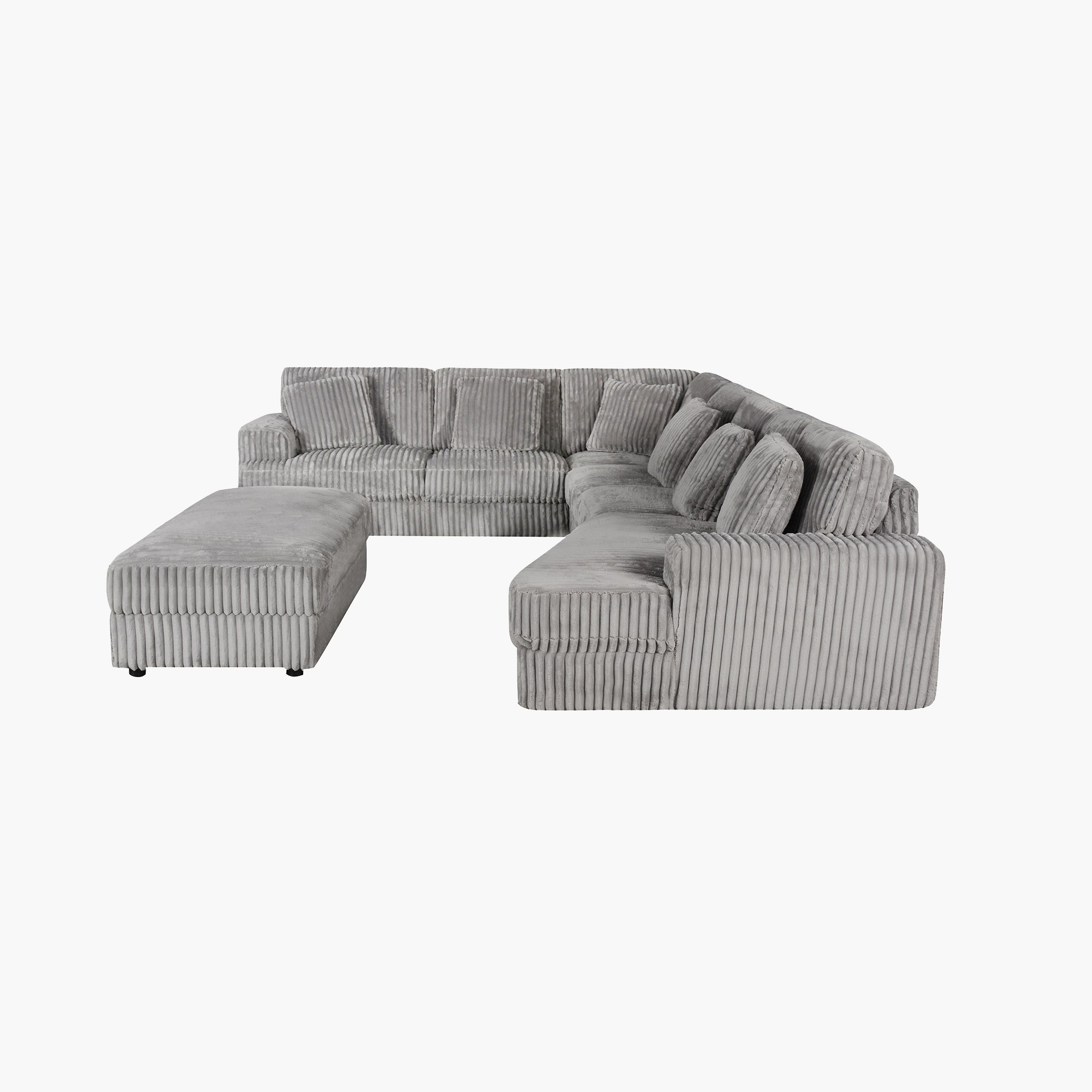كنبة ركنية قماش مقطعية بـ6 مقاعد و5 وسائد من هارتفورد-hbxlivingroom-sofasandarmchairs-cornersofas-image-3