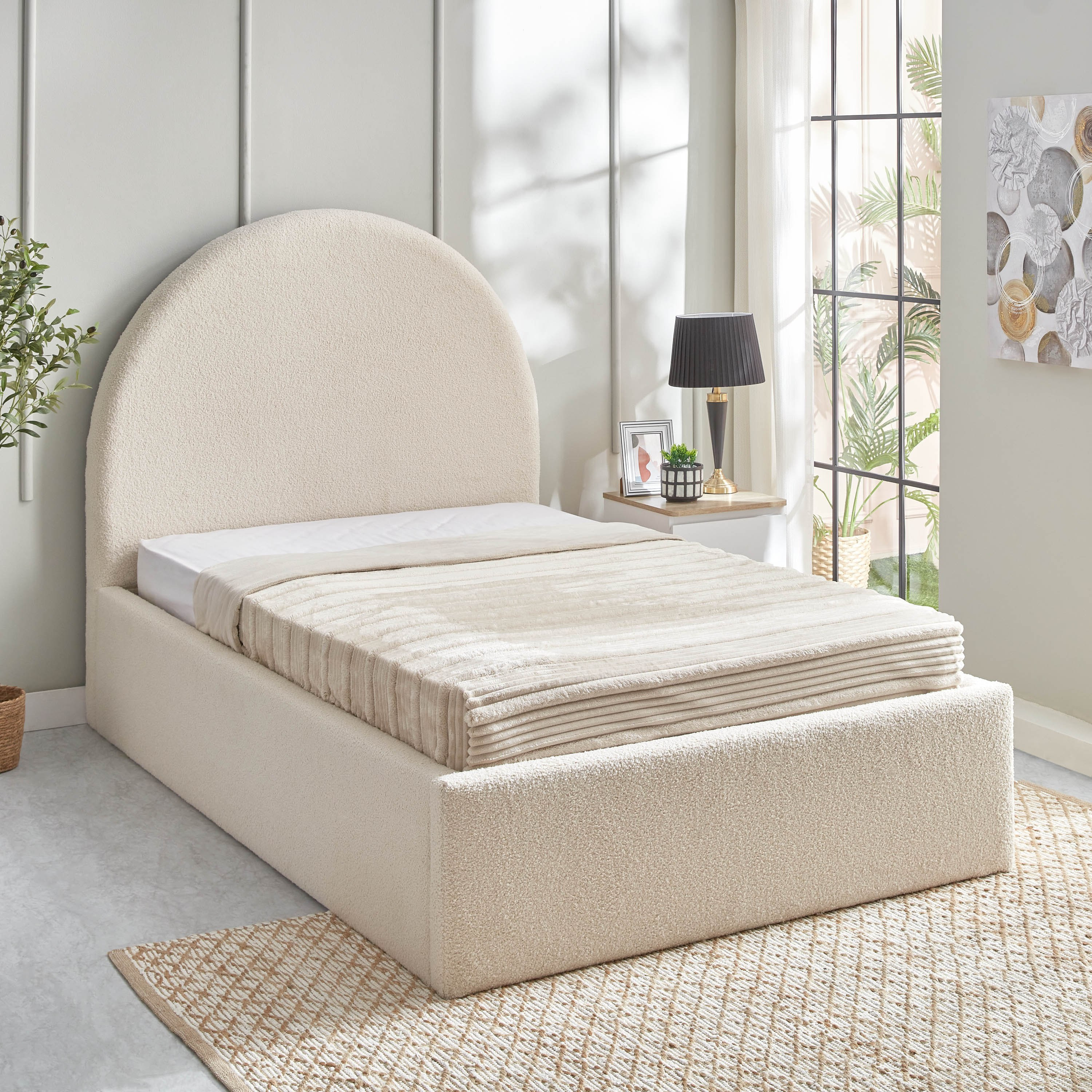 سرير توين منجد من آي كلود - 140x200 سم-hbxbedroom-bedsandbedsets-upholsteredbeds-twin-image-1