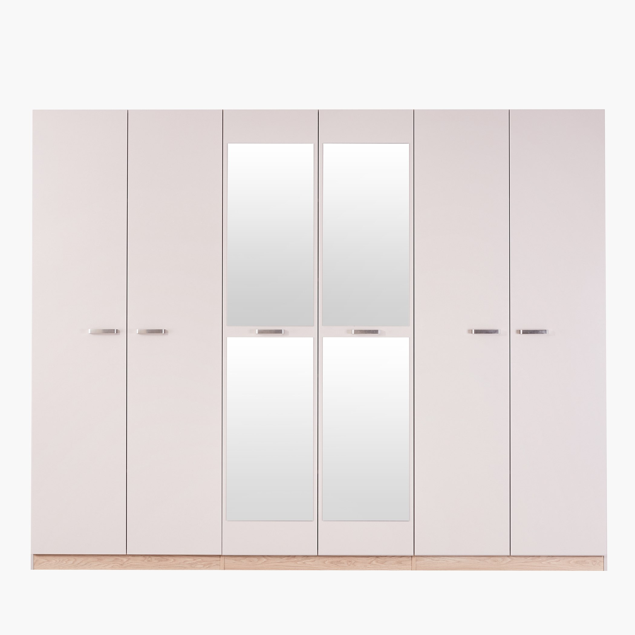 Hayes 6-Door Wardrobe with Mirror-hbxfurniture-wardrobes-image-2