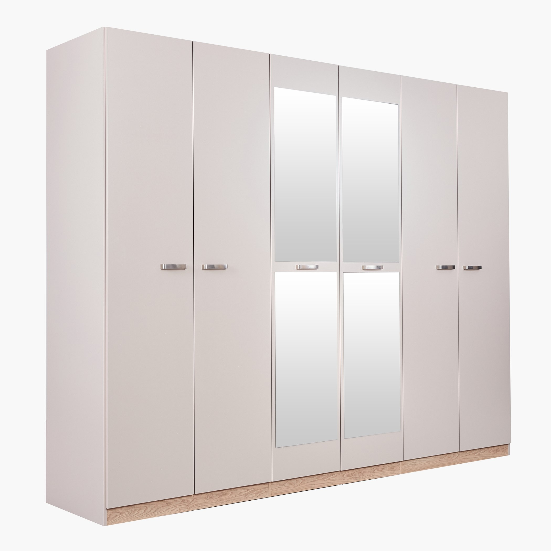 Hayes 6-Door Wardrobe with Mirror-hbxfurniture-wardrobes-image-3