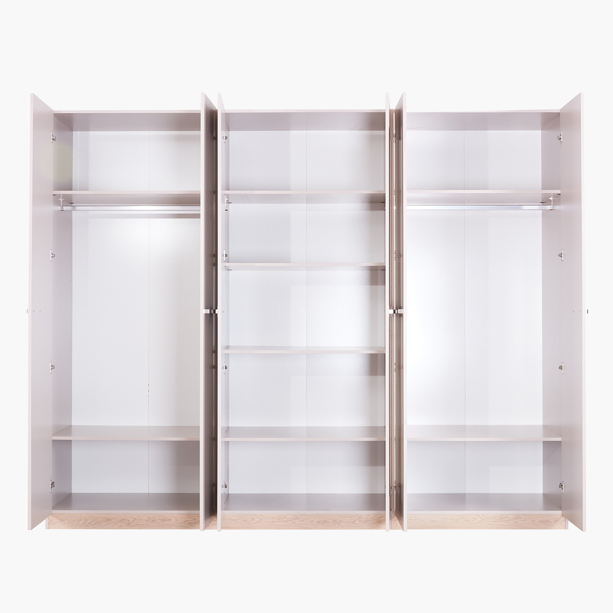 Hayes 6-Door Wardrobe with Mirror-hbxfurniture-wardrobes-image-4