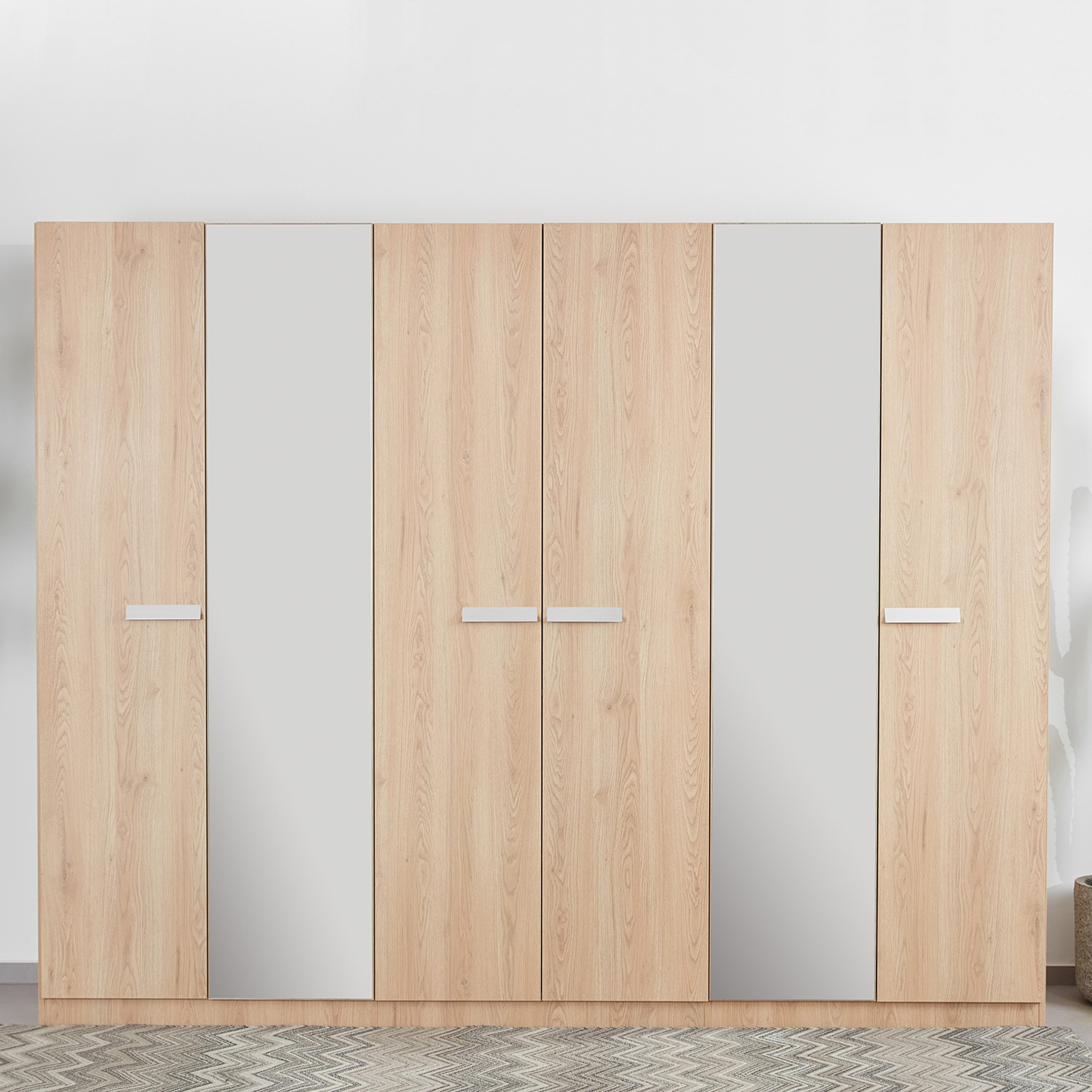 خزانة ملابس 6 أبواب مع مرآة من أدمونتون-hbxfurniture-wardrobes-image-1
