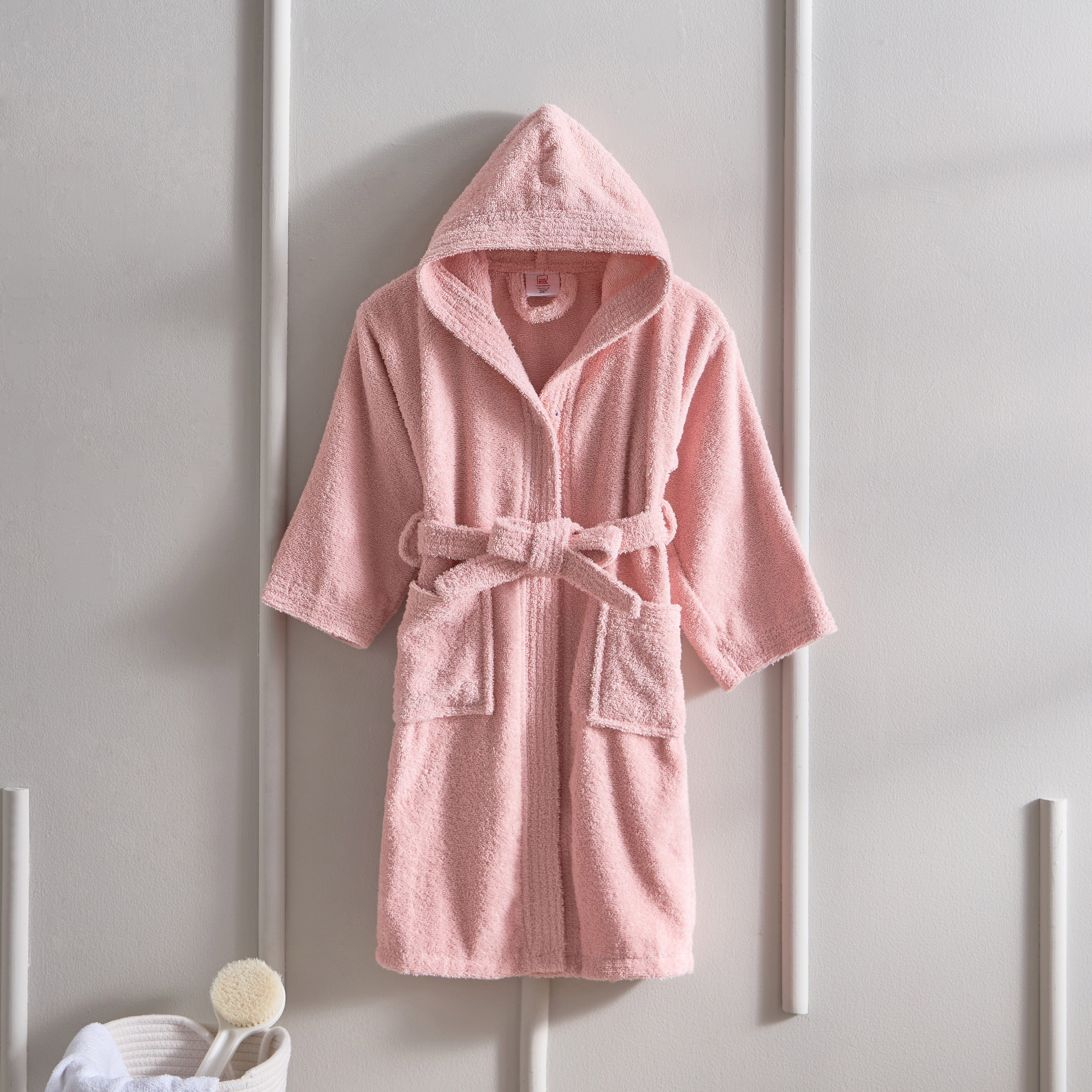 Essential Kids' Hooded Bathrobe - Medium-hbxhomeware-hbxkidsandyouth-image-1