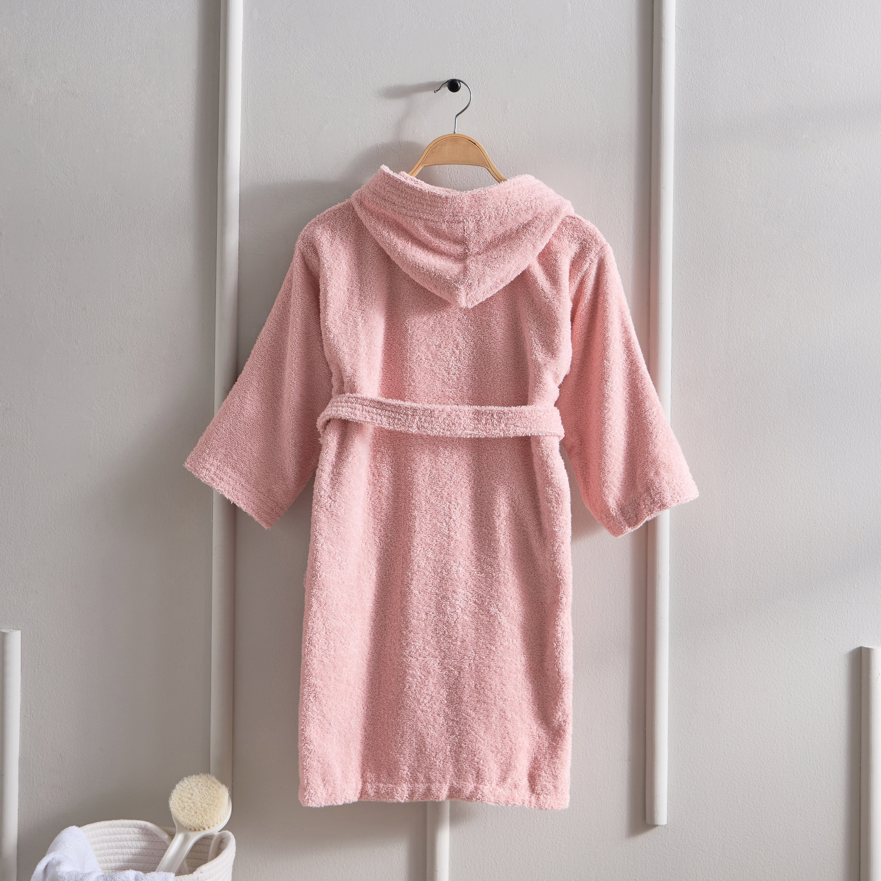 Essential Kids' Hooded Bathrobe - Medium-hbxhomeware-hbxkidsandyouth-image-2