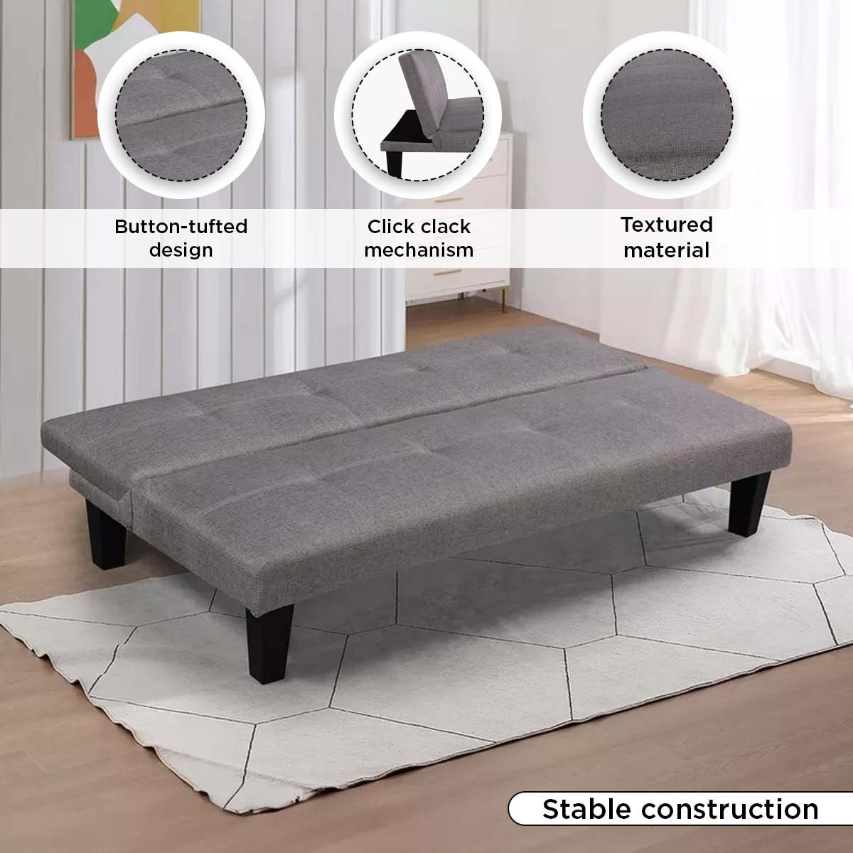 Titan 3-Seater Fabric Sofa Bed-hbxfurniture-sofasandarmchairs-sofabeds-image-11