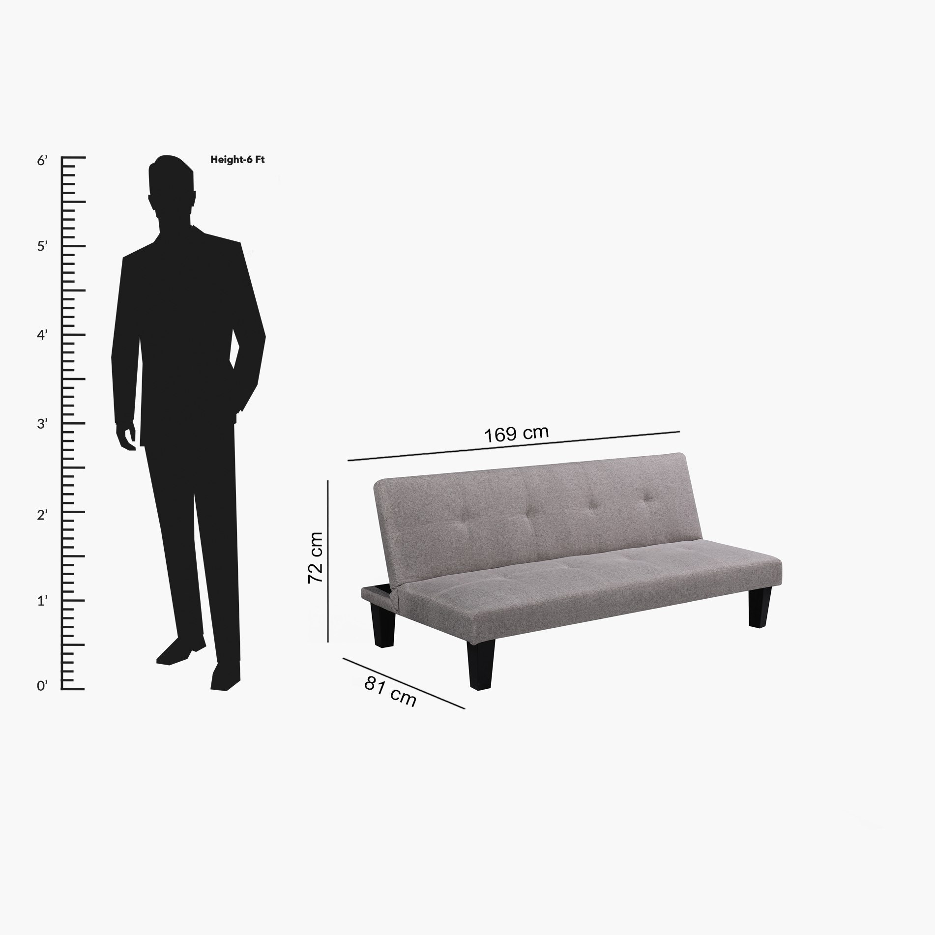 Titan 3-Seater Fabric Sofa Bed-hbxfurniture-sofasandarmchairs-sofabeds-image-9