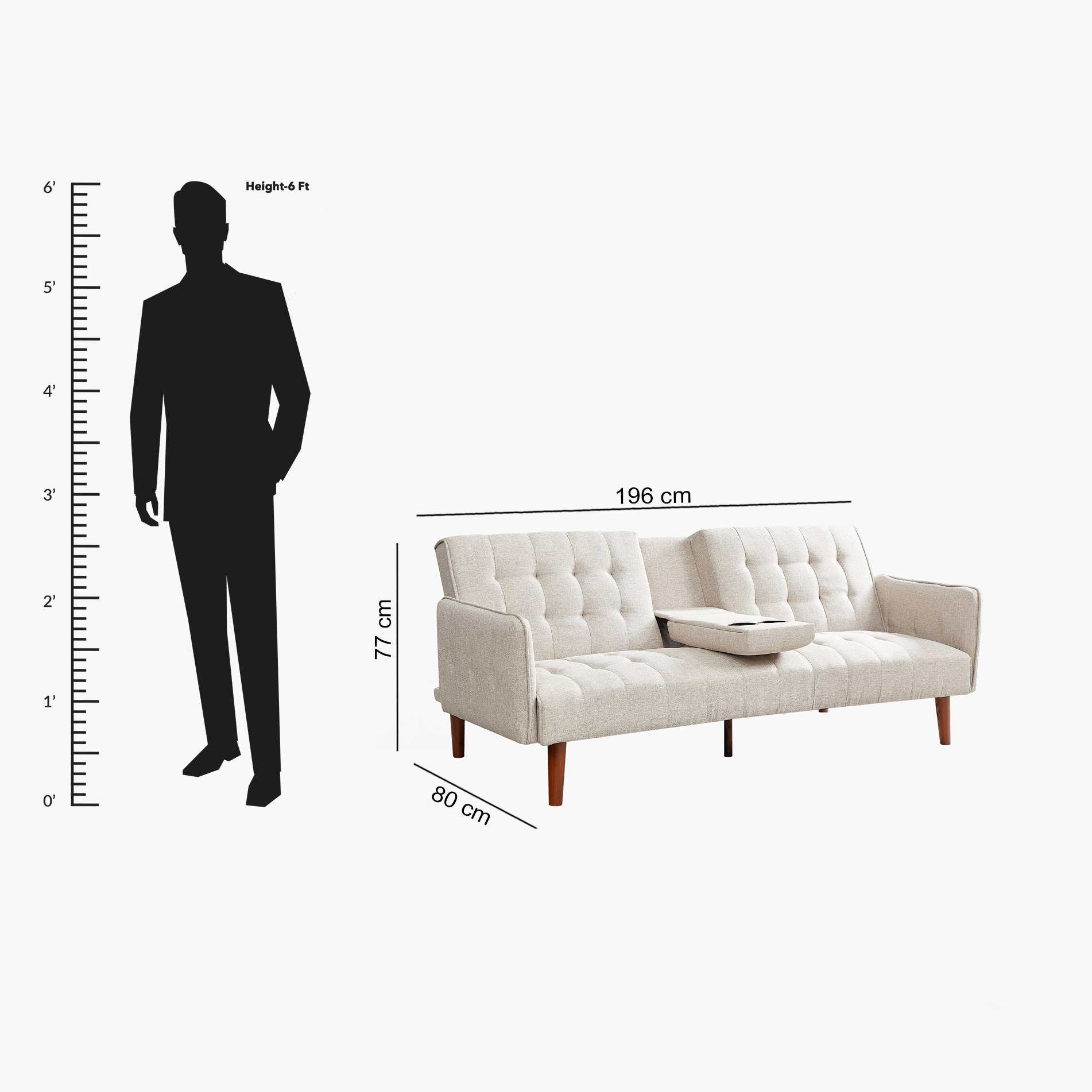 كنبة سرير قماش 3 مقاعد مع حاملي أكواب من دبلن-hbxfurniture-sofasandarmchairs-sofabeds-image-11