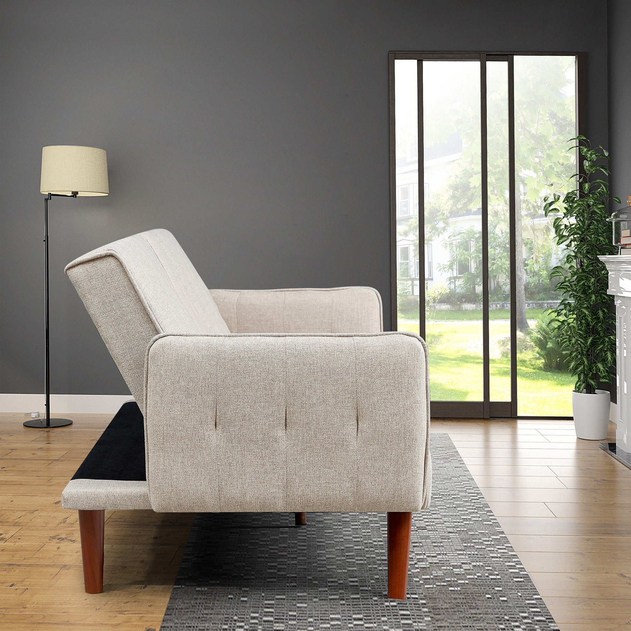كنبة سرير قماش 3 مقاعد مع حاملي أكواب من دبلن-hbxfurniture-sofasandarmchairs-sofabeds-image-4