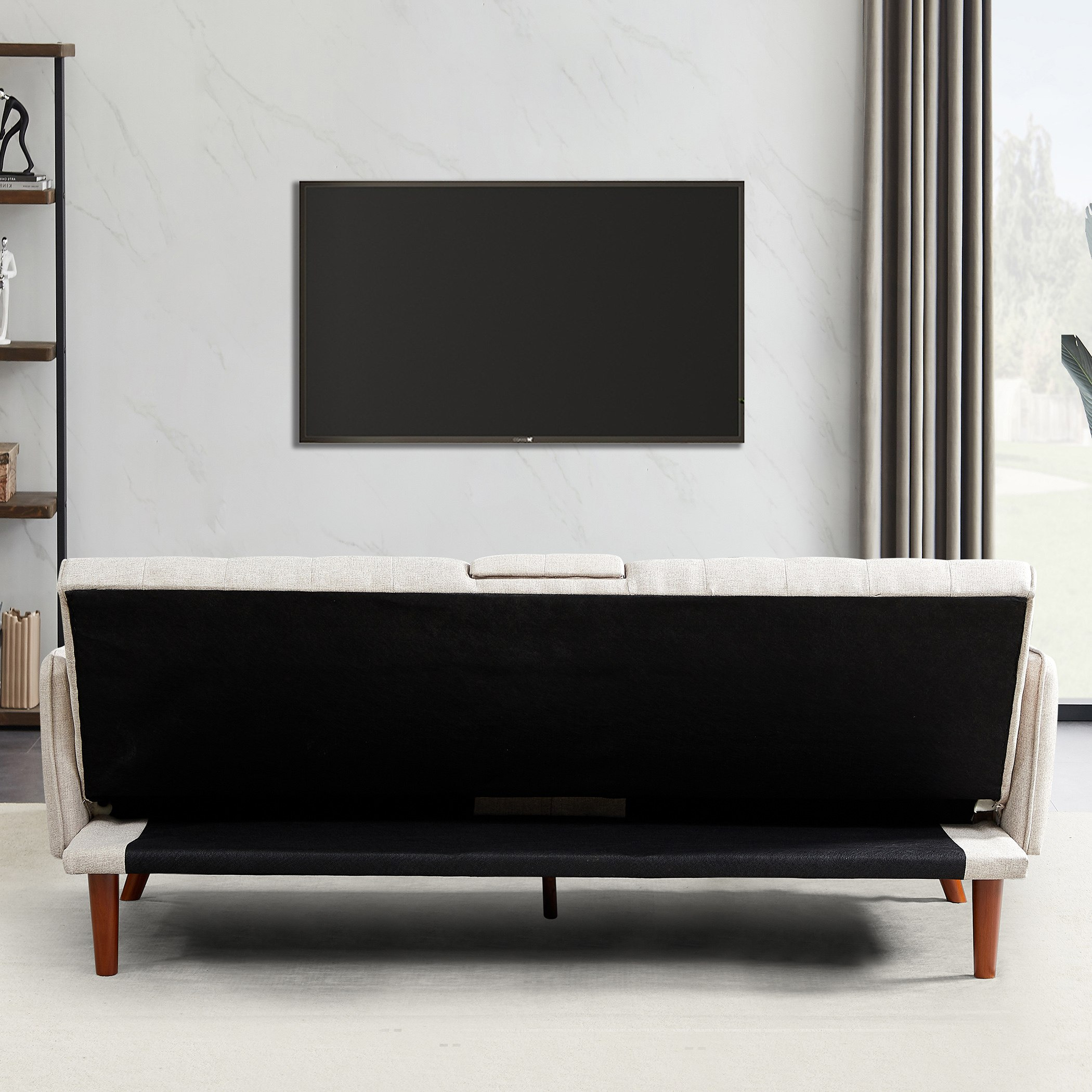 كنبة سرير قماش 3 مقاعد مع حاملي أكواب من دبلن-hbxfurniture-sofasandarmchairs-sofabeds-image-5