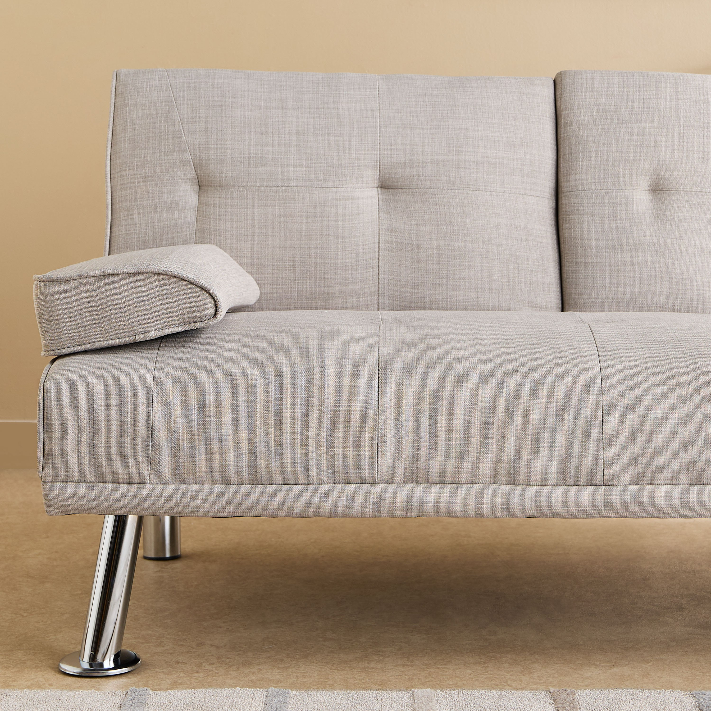 Linda 3-Seater Fabric Sofa Bed with 2 Cupholders-hbxfurniture-sofasandarmchairs-sofabeds-image-6