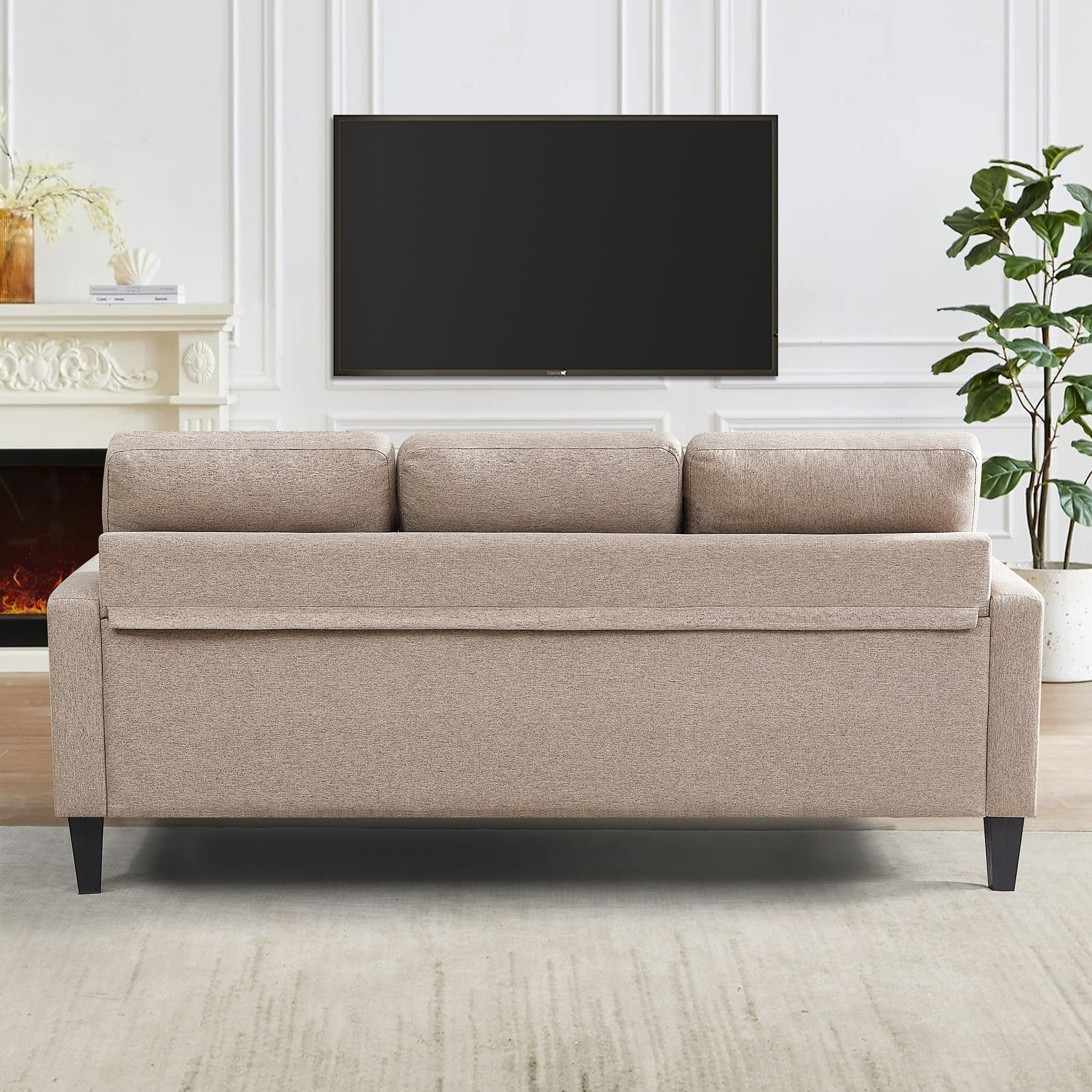 كنبة ركنية قماش قابلة للعكس 3 مقاعد - سافاير-hbxlivingroom-sofasandarmchairs-cornersofas-image-3