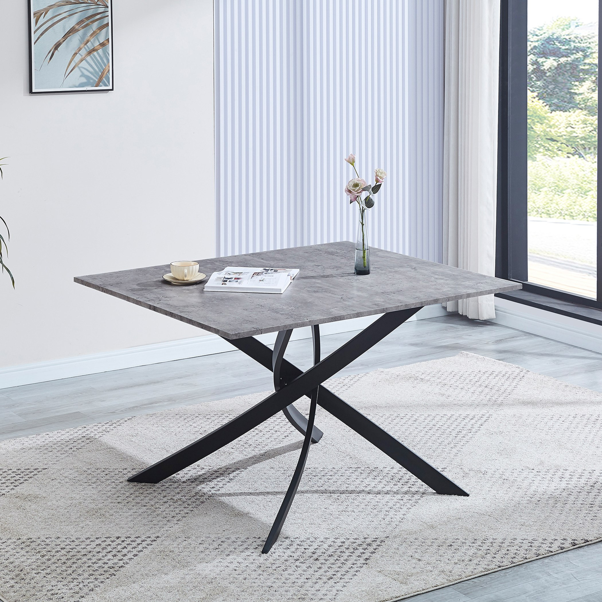 Kanoi 6-Seater Corner Dining Set with Bench-hbxfurniture-diningtablesandsets-diningsets-sixseater-image-15