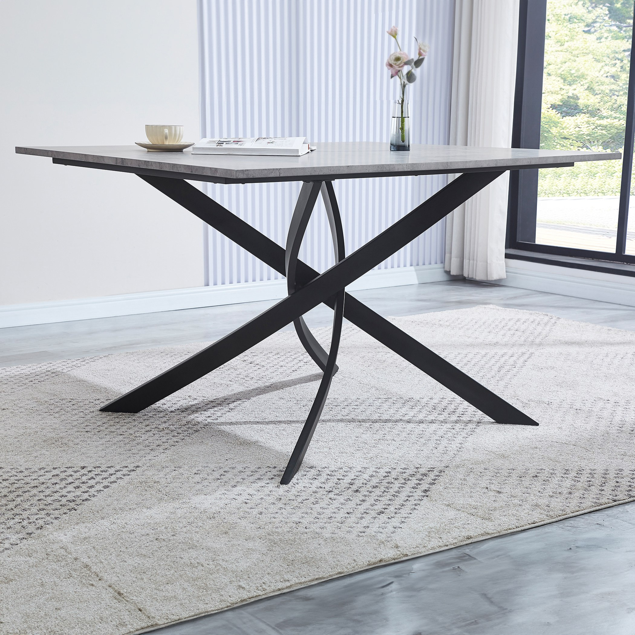 Kanoi 6-Seater Corner Dining Set with Bench-hbxfurniture-diningtablesandsets-diningsets-sixseater-image-16