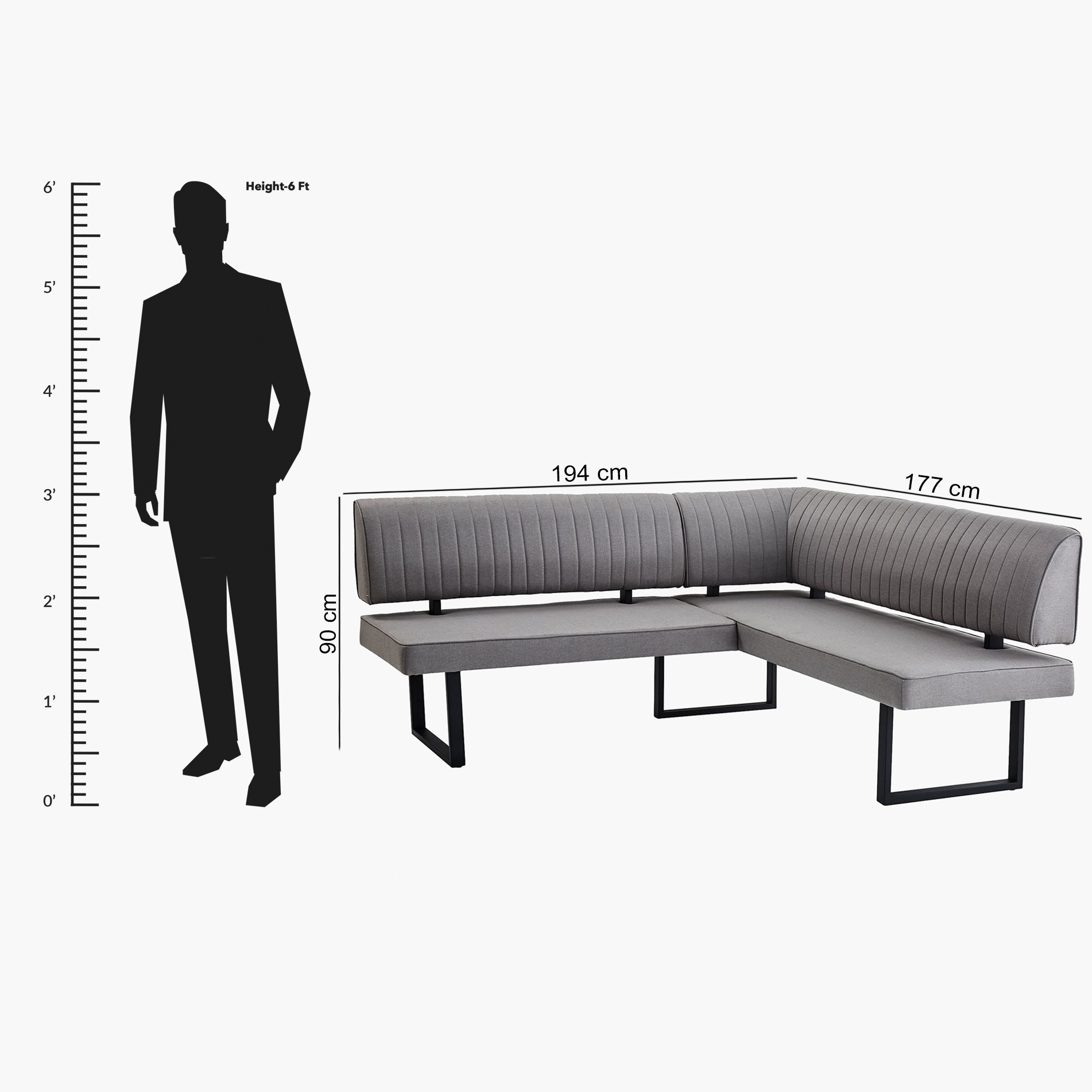 Kanoi 6-Seater Corner Dining Set with Bench-hbxfurniture-diningtablesandsets-diningsets-sixseater-image-23
