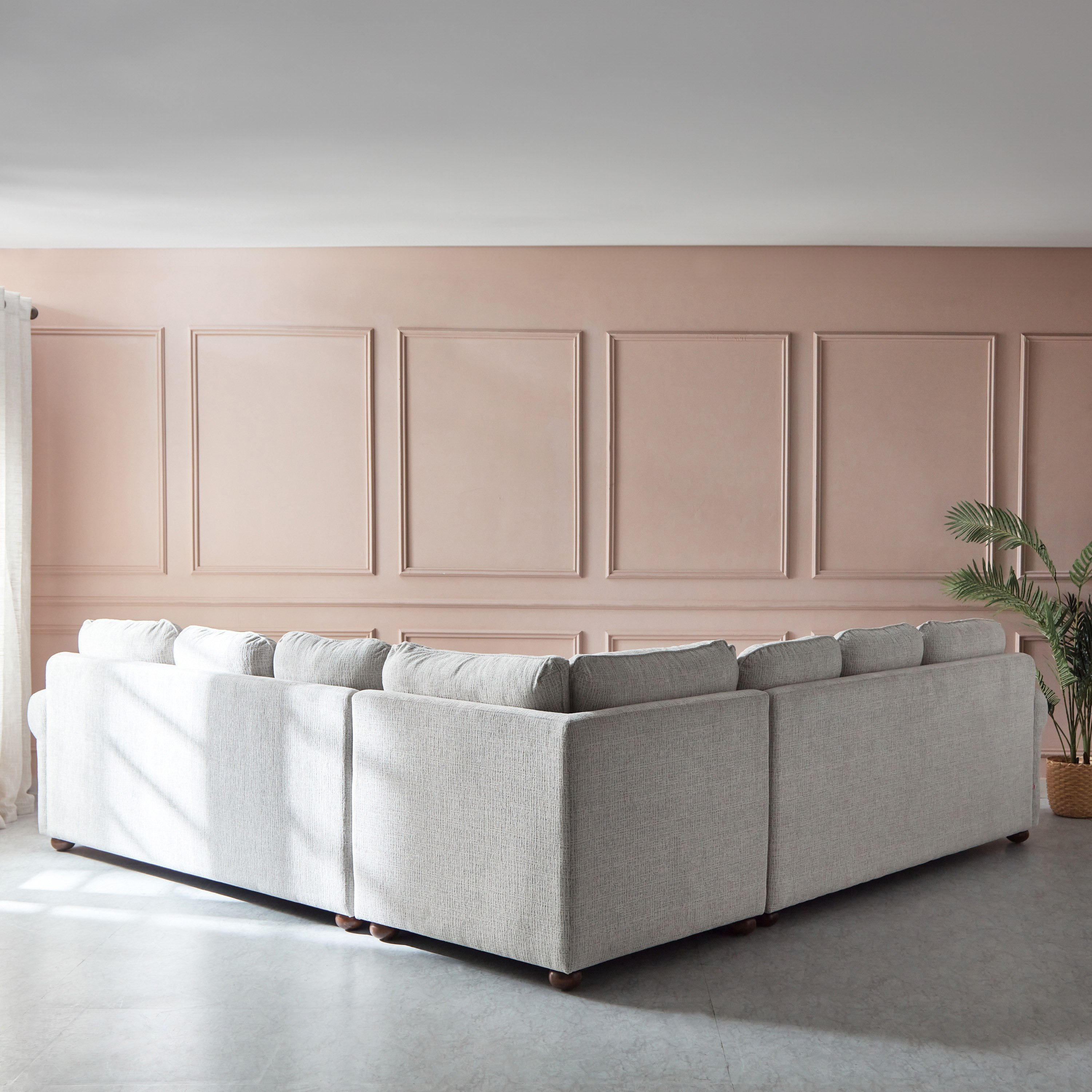 Donatella NXT 7-Seater Fabric Corner Sofa with 6 Cushions-hbxlivingroom-sofasandarmchairs-cornersofas-image-3