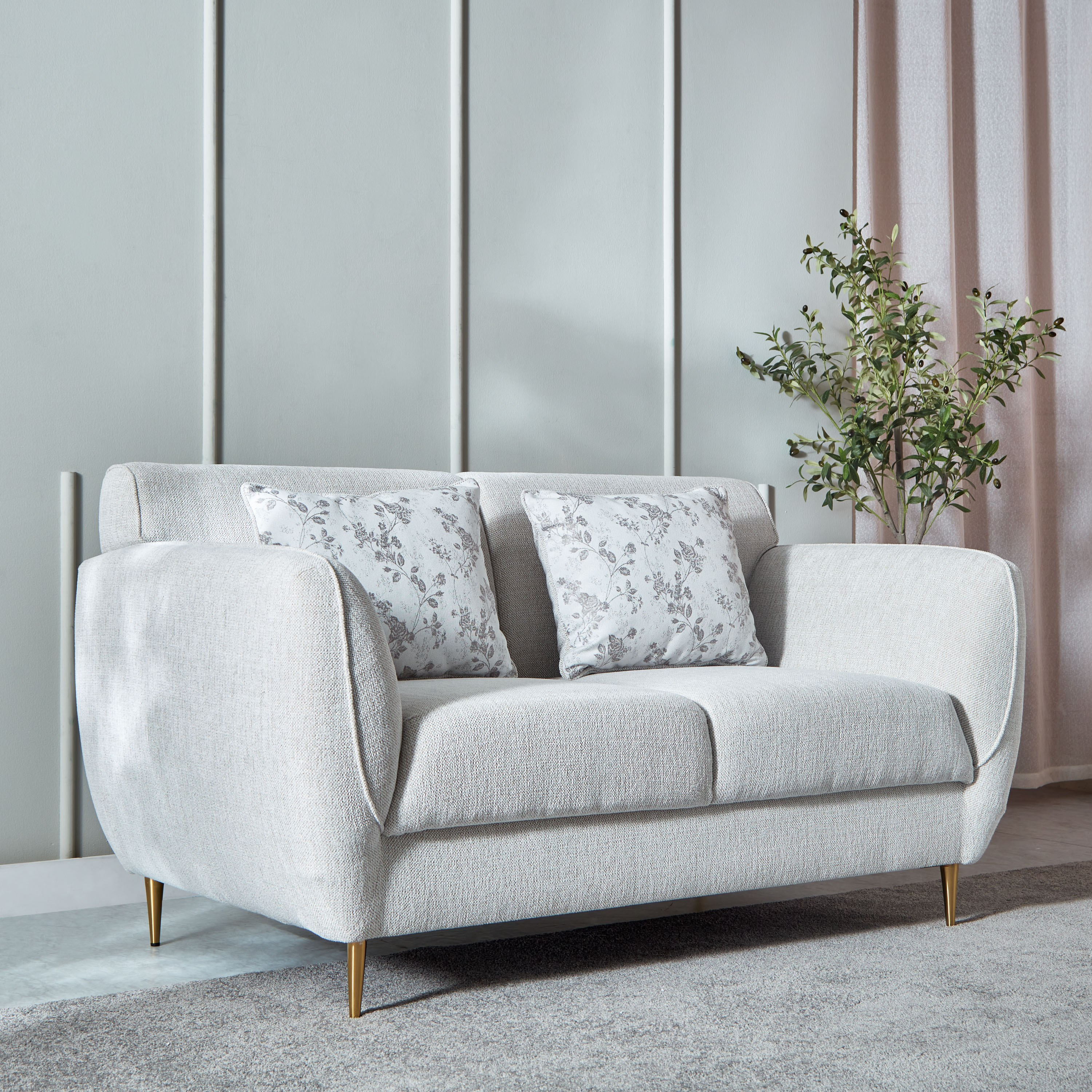 كنبة قماش مقعدين مع وسادتين من تيهاني إن إكس تي-hbxlivingroom-sofasandarmchairs-sofas-image-1
