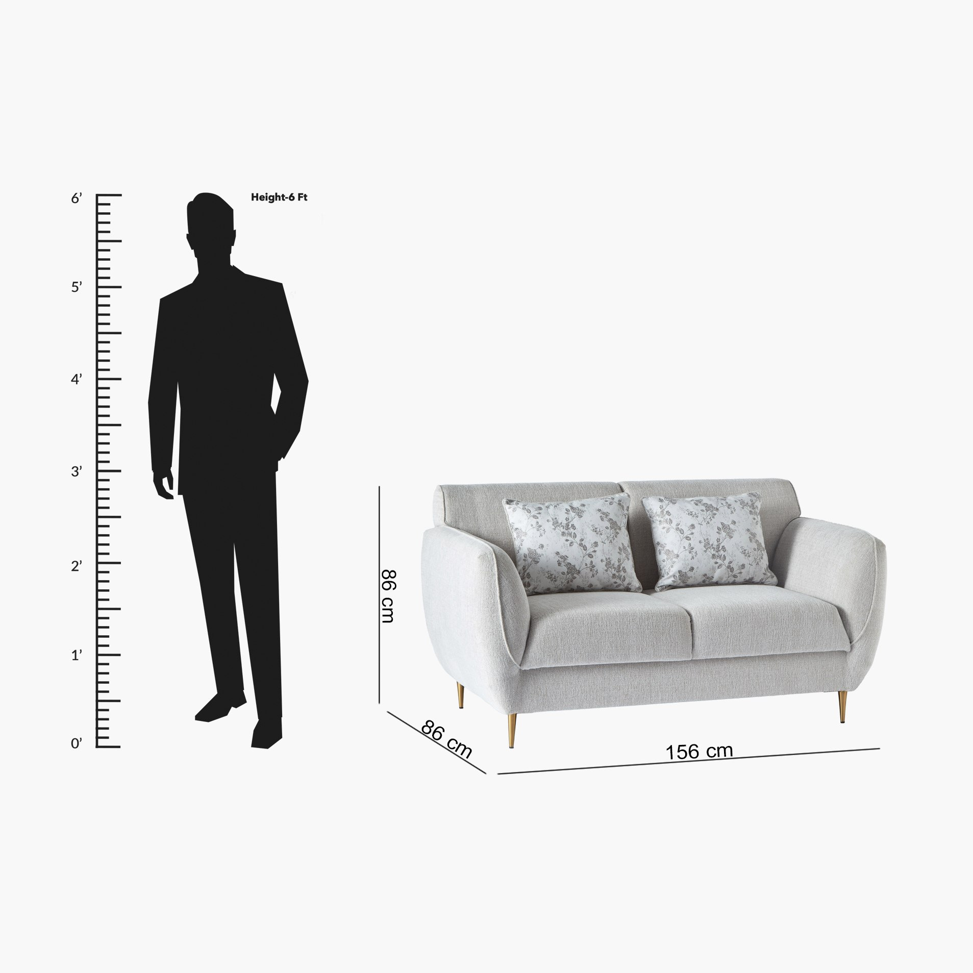كنبة قماش مقعدين مع وسادتين من تيهاني إن إكس تي-hbxlivingroom-sofasandarmchairs-sofas-image-10