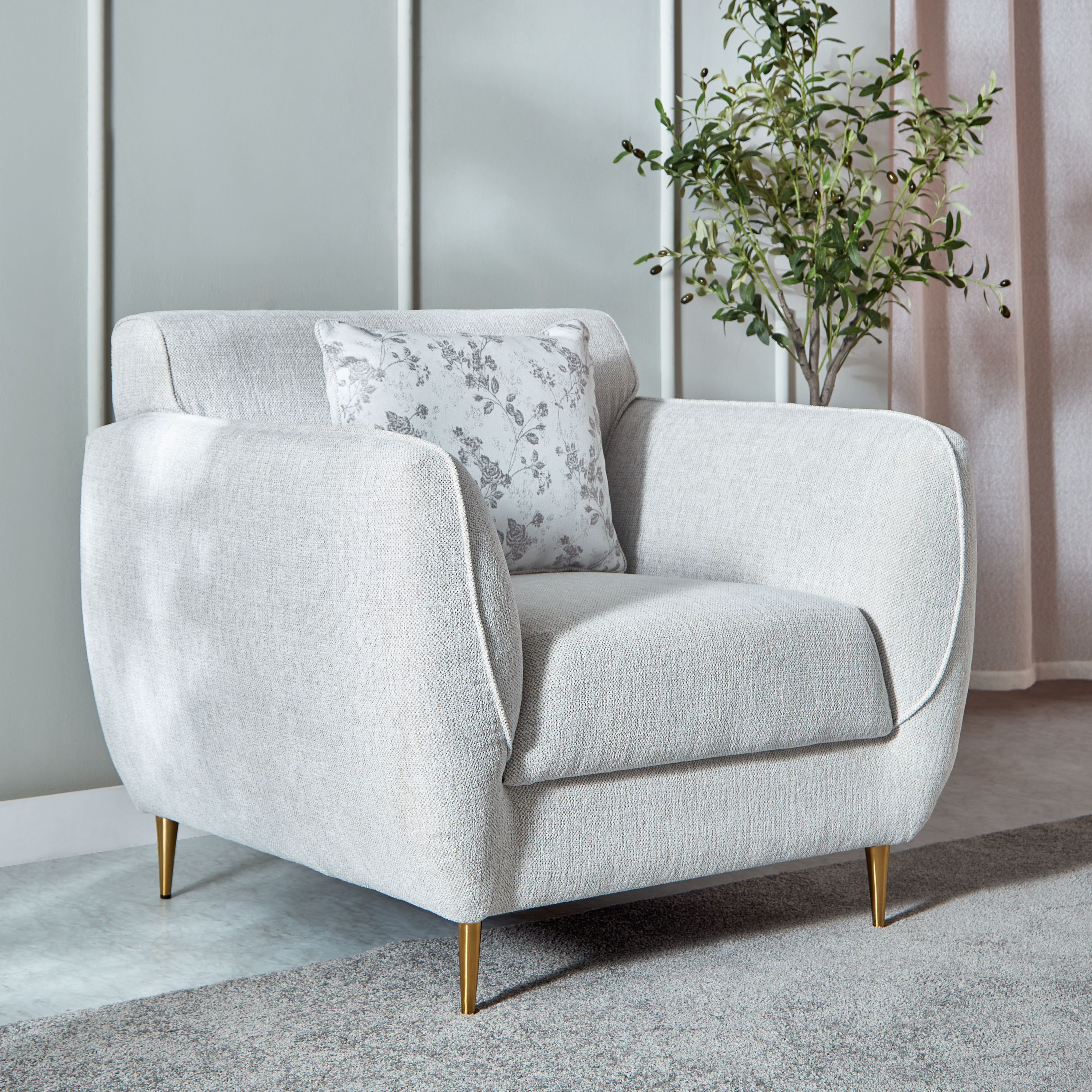 Tihany NXT Fabric Armchair Sofa with Cushion-PROMO_HB_KSA_HBX10_190925-image-1