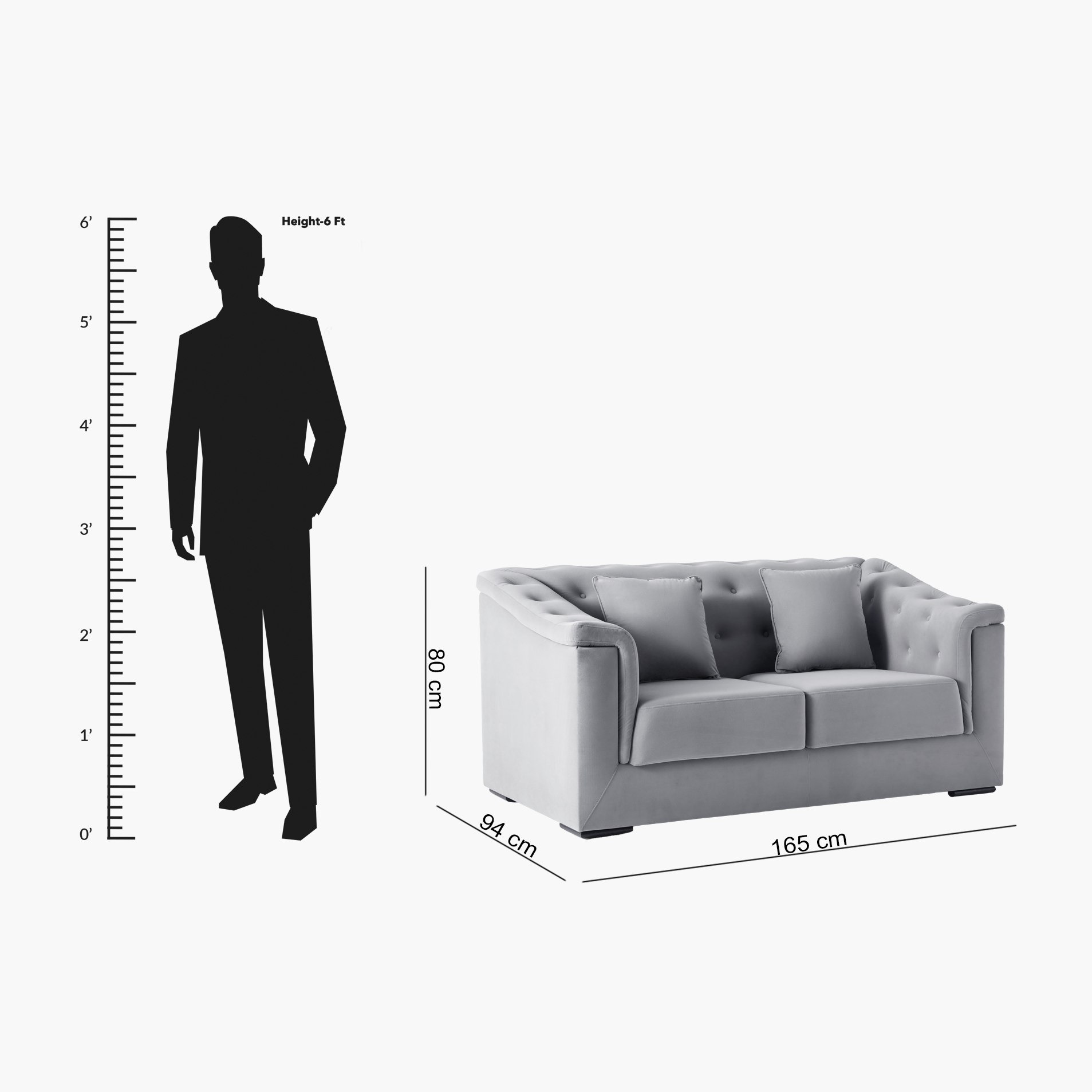 كنبة قماش مخملية بمقعدين مع وسادتين من سندريلا-hbxlivingroom-sofasandarmchairs-sofas-image-10