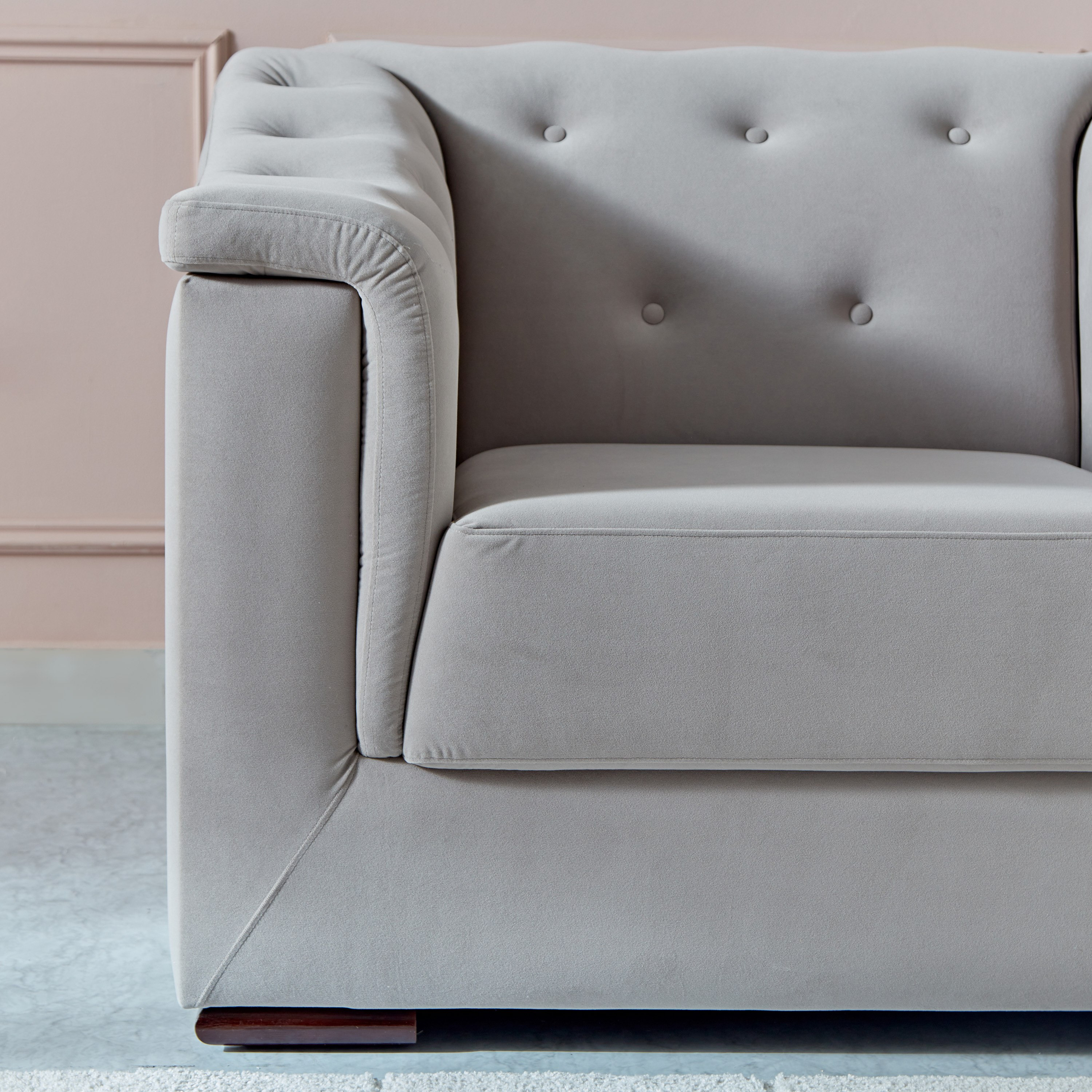 Cinderella Velvet Armchair Sofa with Cushion-hbxlivingroom-sofasandarmchairs-sofas-image-6