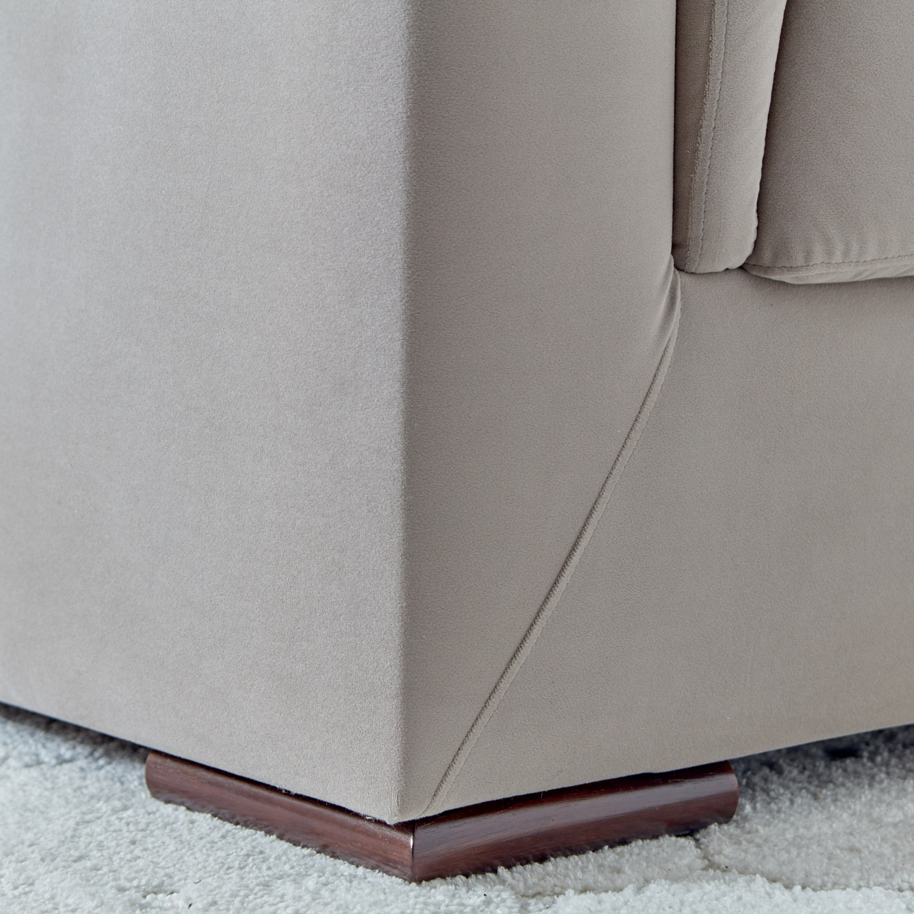 Cinderella Velvet Armchair Sofa with Cushion-hbxlivingroom-sofasandarmchairs-sofas-image-7
