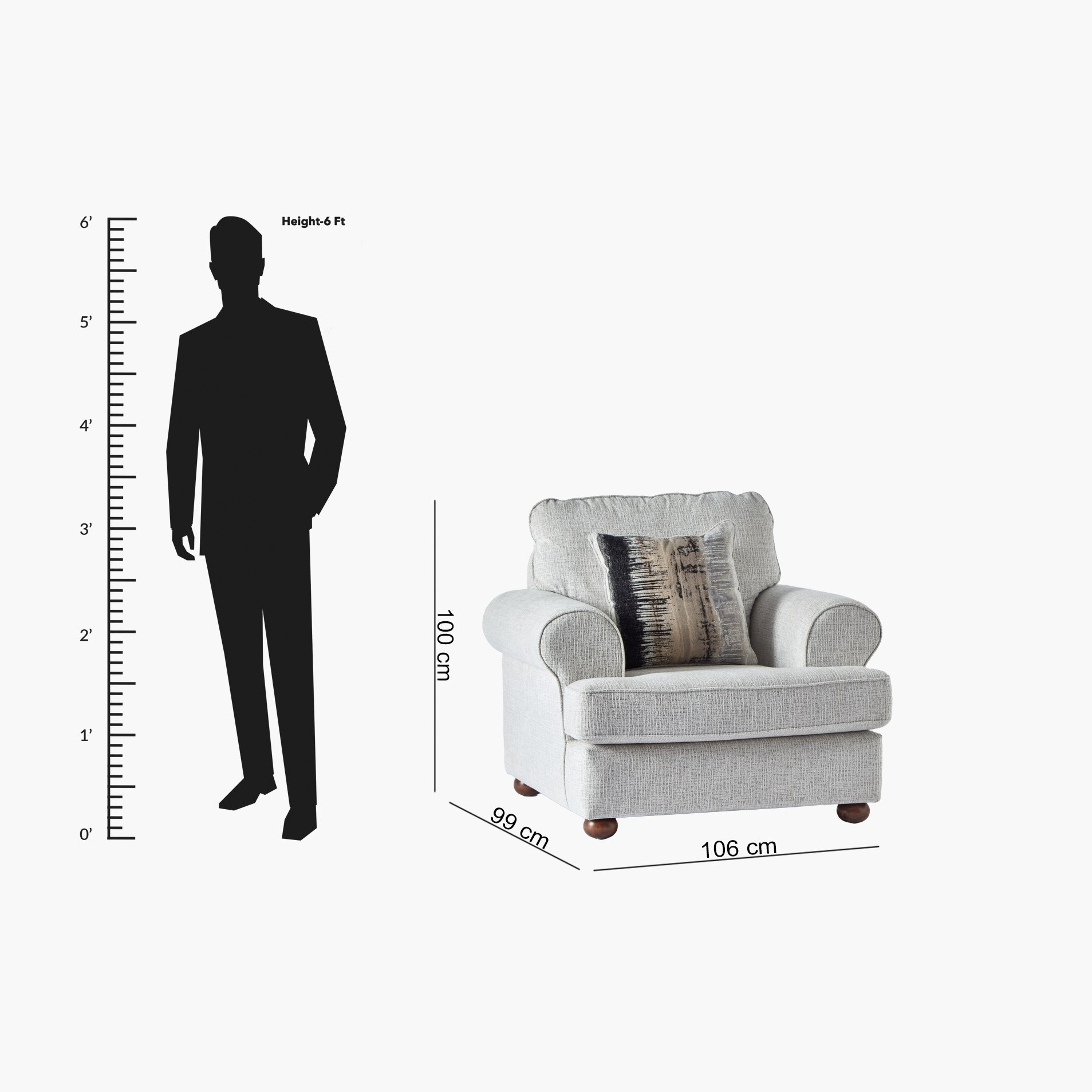 Donatella NXT Fabric Armchair Sofa with Cushion-PROMO_HB_KSA_HBX10_190925-image-10
