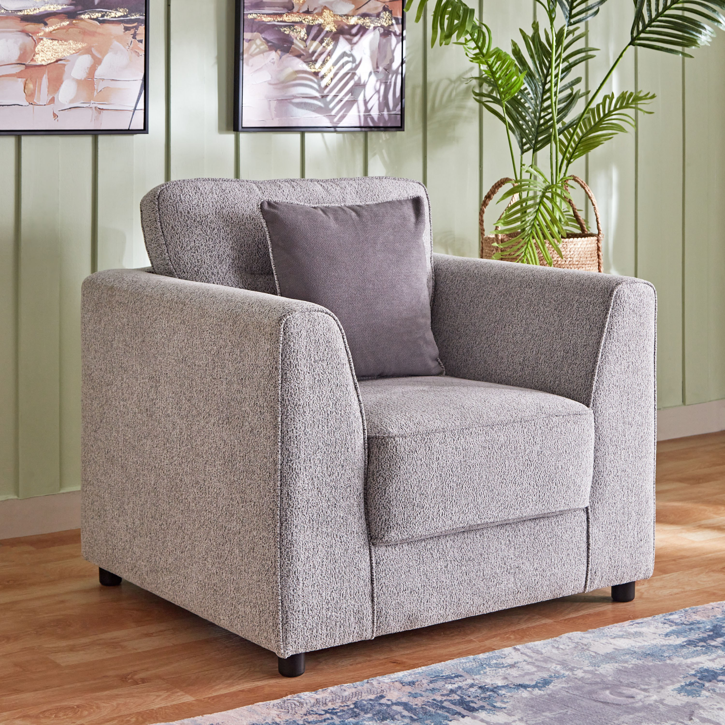 كنبة كرسي قماشي بذراعين مع وسادة من نتوارك إن إكس تي-hbxlivingroom-sofasandarmchairs-sofas-image-1