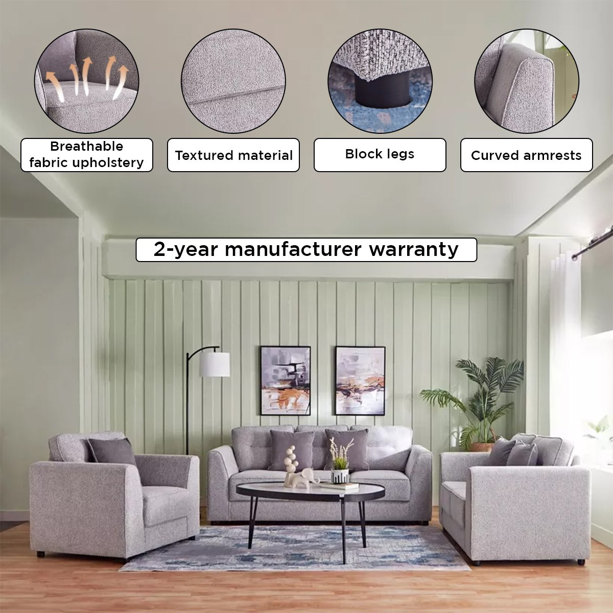 كنبة كرسي قماشي بذراعين مع وسادة من نتوارك إن إكس تي-hbxlivingroom-sofasandarmchairs-sofas-image-4