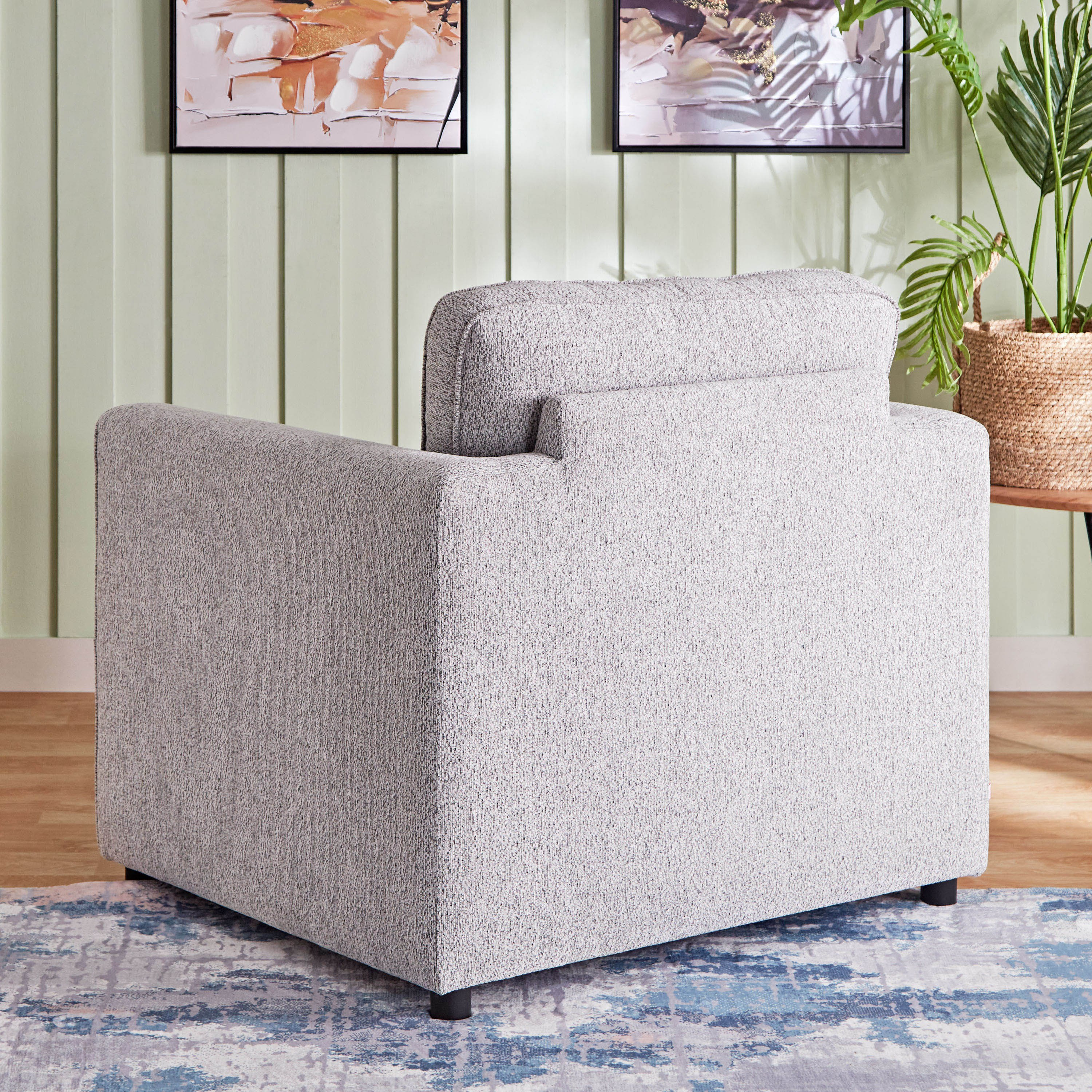 كنبة كرسي قماشي بذراعين مع وسادة من نتوارك إن إكس تي-hbxlivingroom-sofasandarmchairs-sofas-image-3
