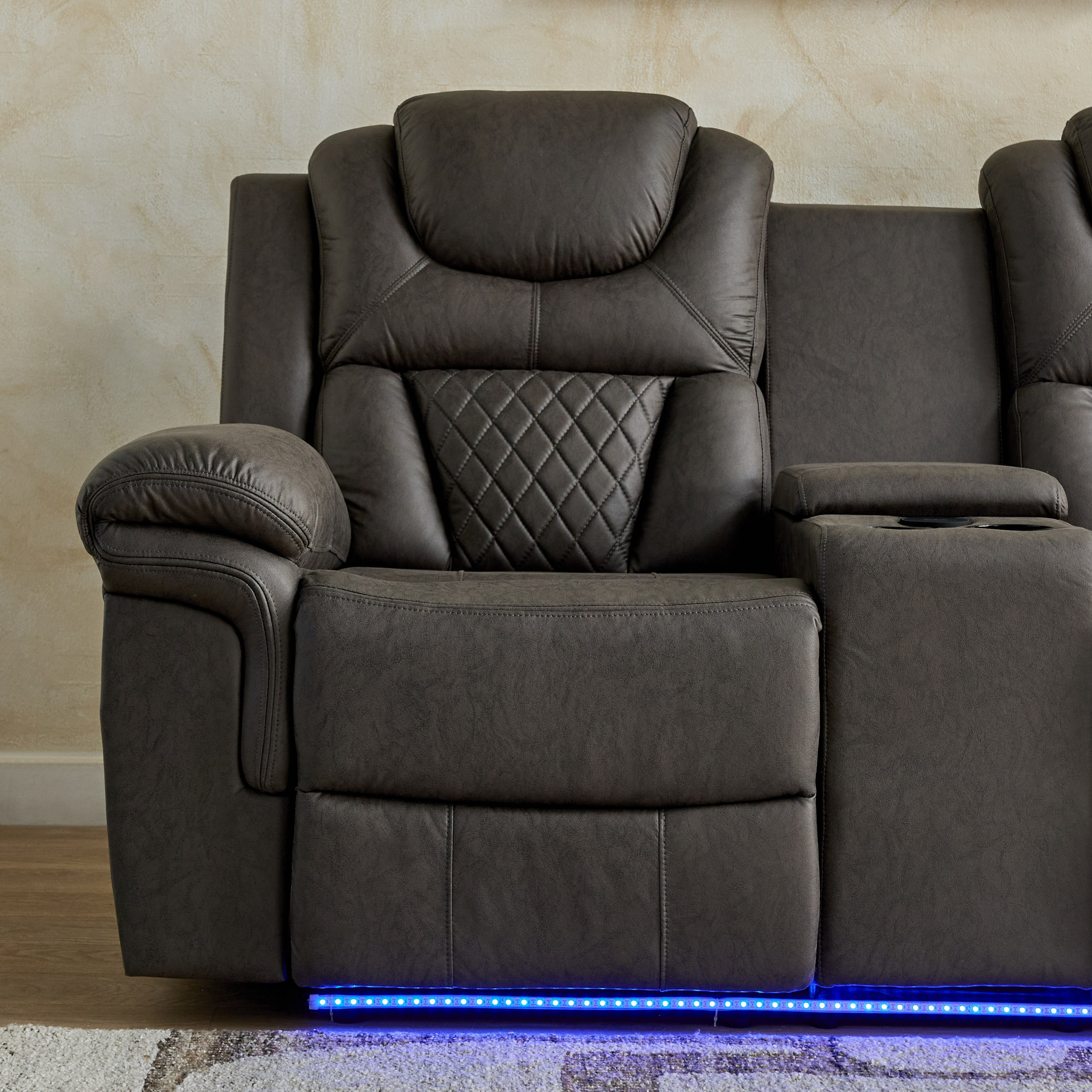 Miranda 2-Seater LED Strip Fabric Recliner with Console and Wireless Charging-hbxlivingroom-sofasandarmchairs-sofas-image-5