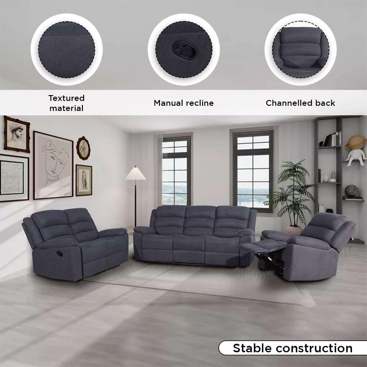 Zenobia Fabric Armchair Recliner-hbxfurniture-sofasandarmchairs-reclinersofas-image-5