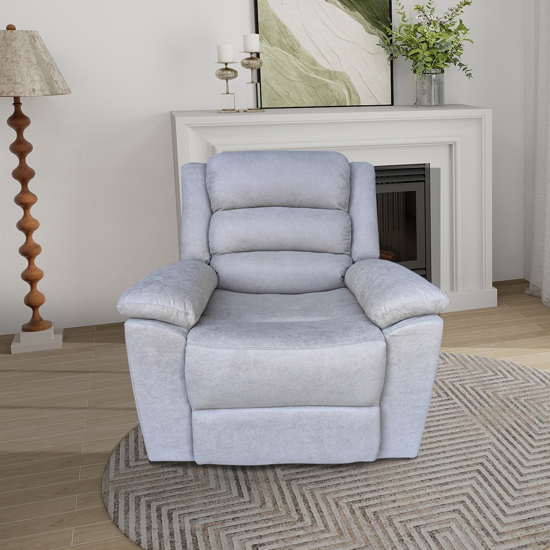 Zenobia Fabric Armchair Recliner-hbxfurniture-sofasandarmchairs-reclinersofas-image-2