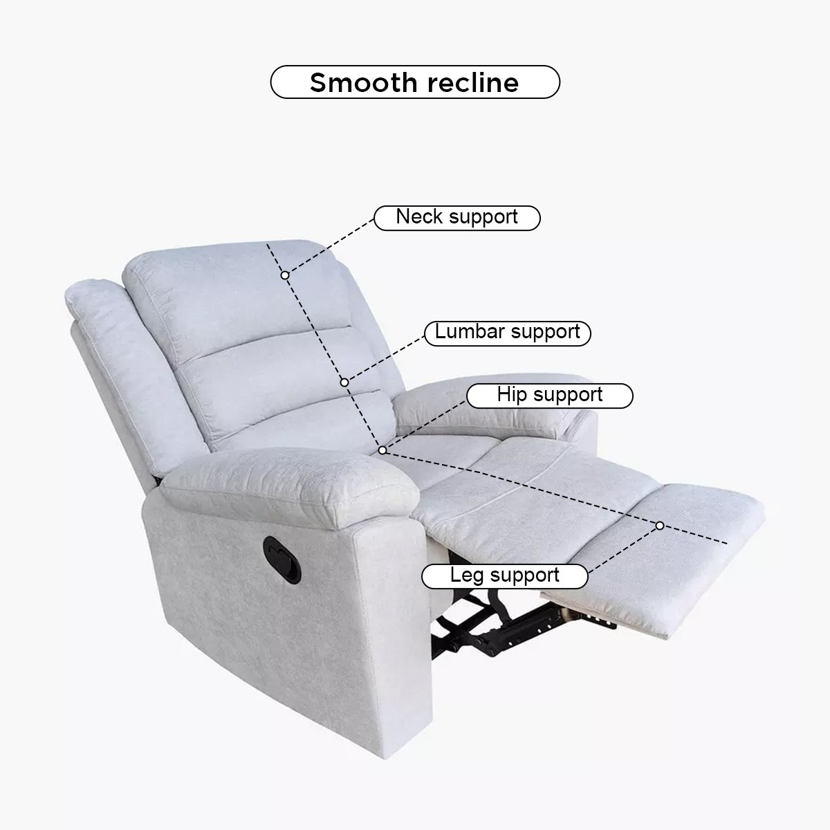 Zenobia Fabric Armchair Recliner-hbxfurniture-sofasandarmchairs-reclinersofas-image-6