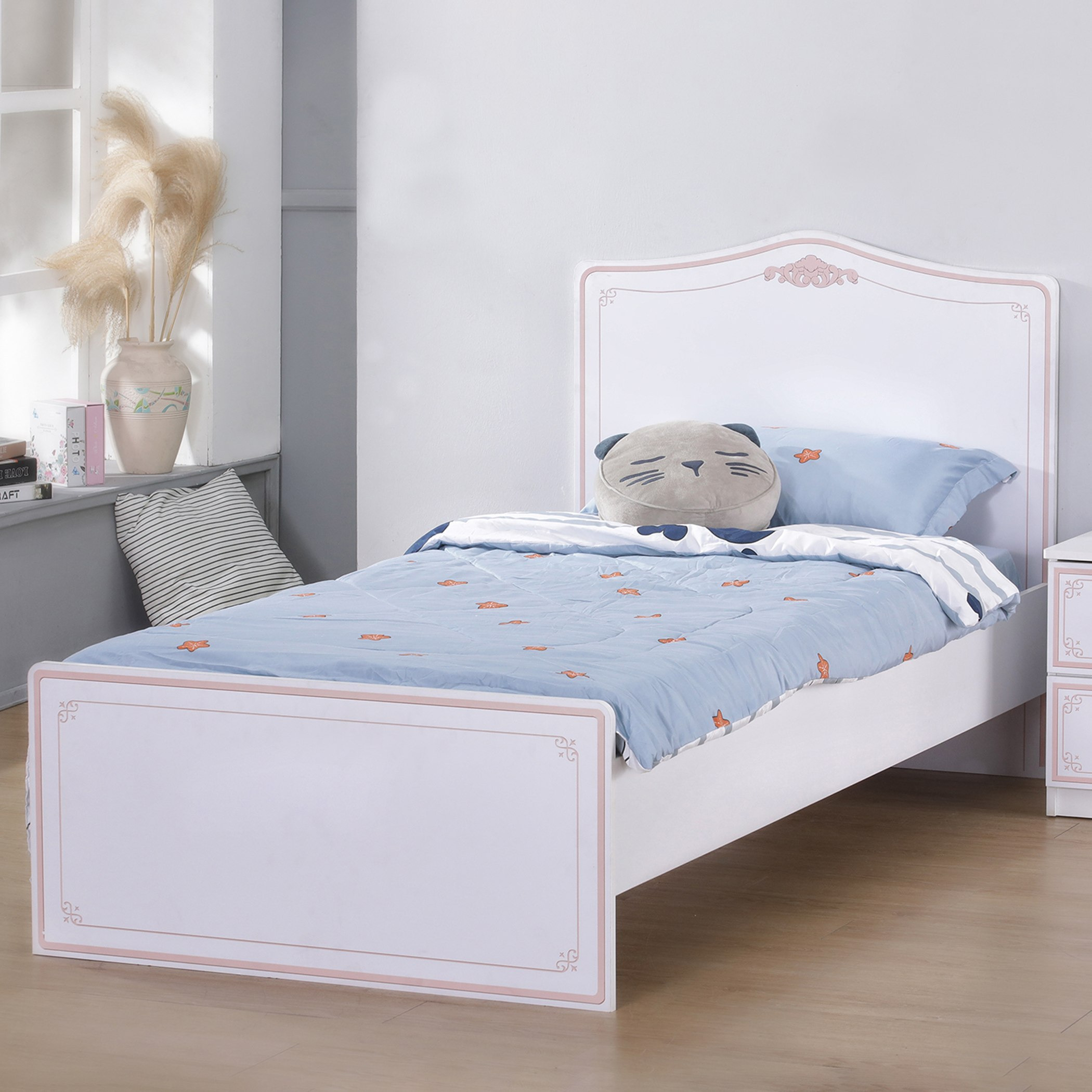 Movo Hazel Single Bed - 90x200 cm-hbxfurniture-bedsandbedsets-beds-single-image-1