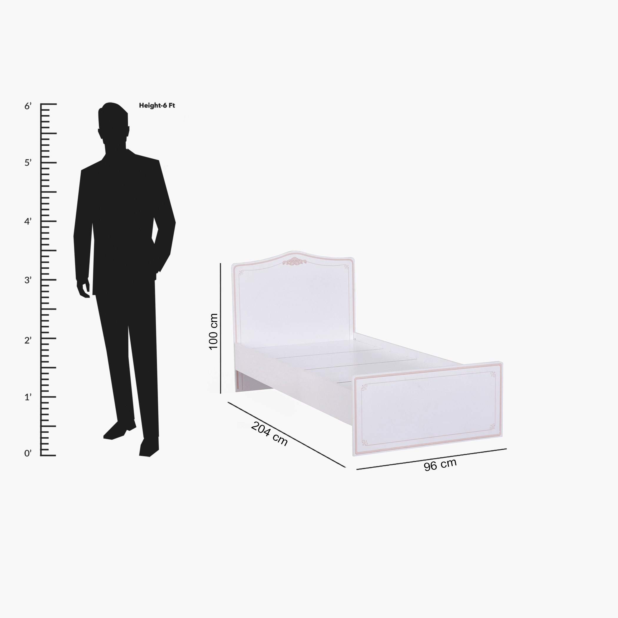 Movo Hazel Single Bed - 90x200 cm-hbxfurniture-bedsandbedsets-beds-single-image-8