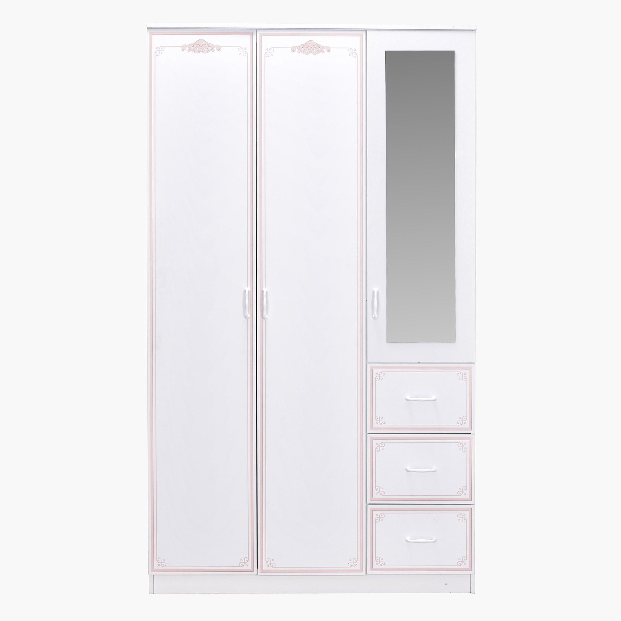 خزانة ملابس 3 أبواب مع مرآة و 3 أدراج - هازل من موڤو-hbxfurniture-wardrobes-image-2