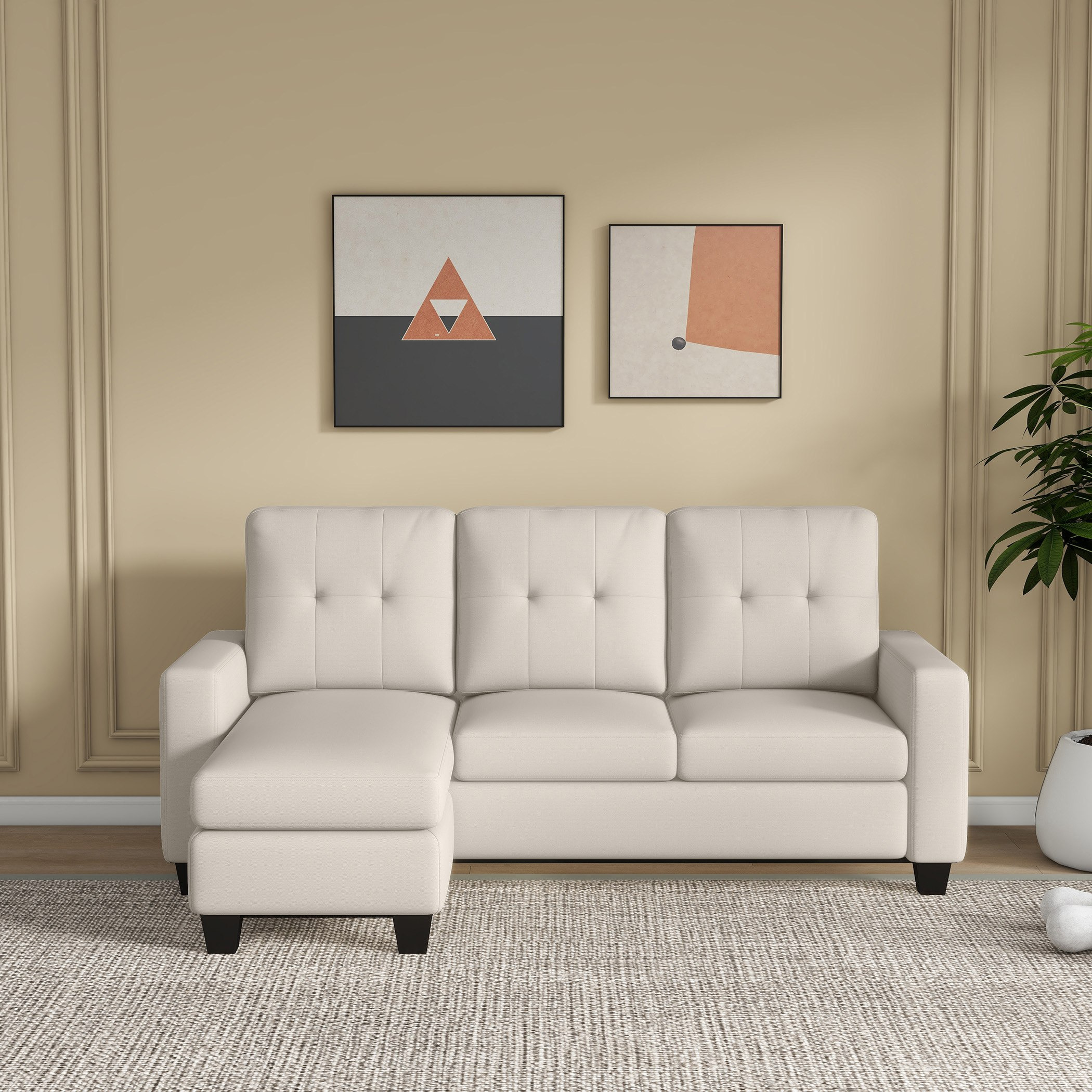 Ellis 3-Seater Fabric Corner Sofa-hbxlivingroom-sofasandarmchairs-cornersofas-image-2