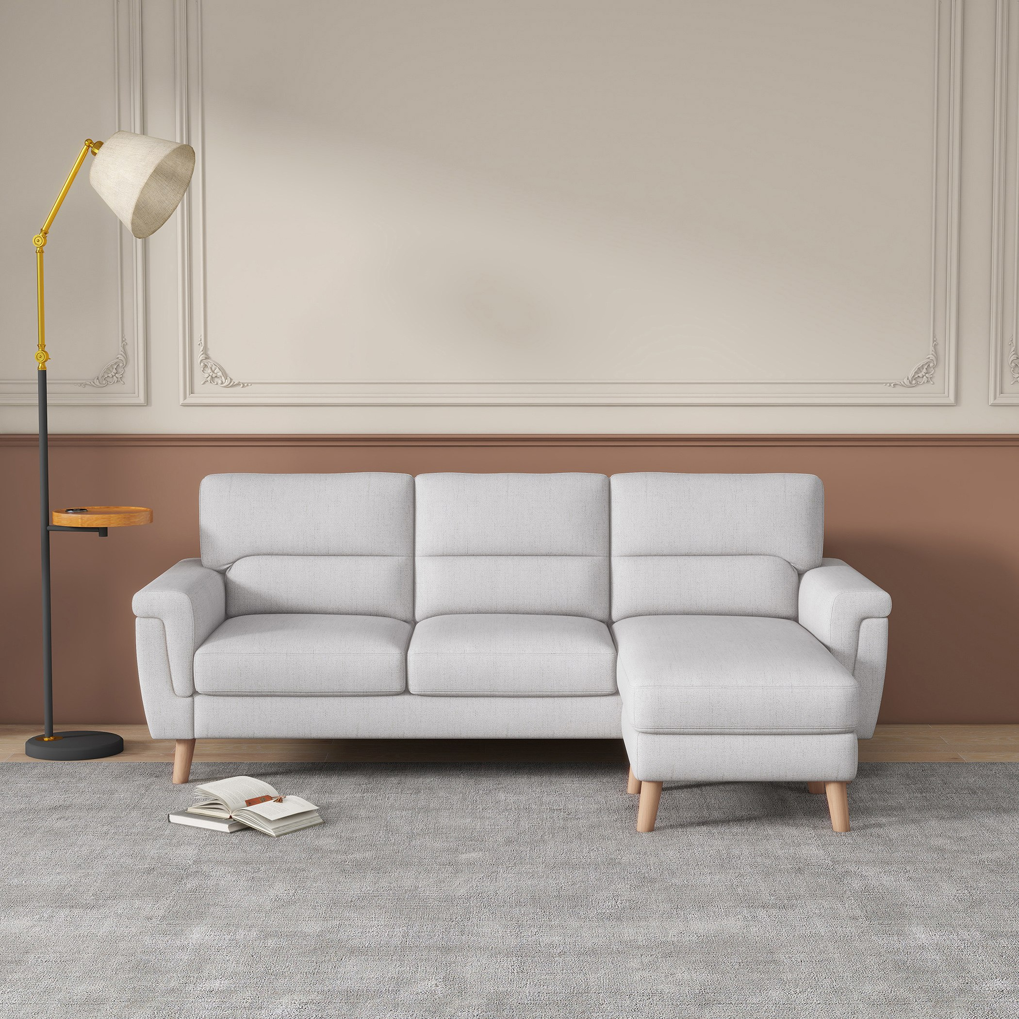 Bertin 3-Seater Fabric Corner Sofa-hbxlivingroom-sofasandarmchairs-cornersofas-image-2