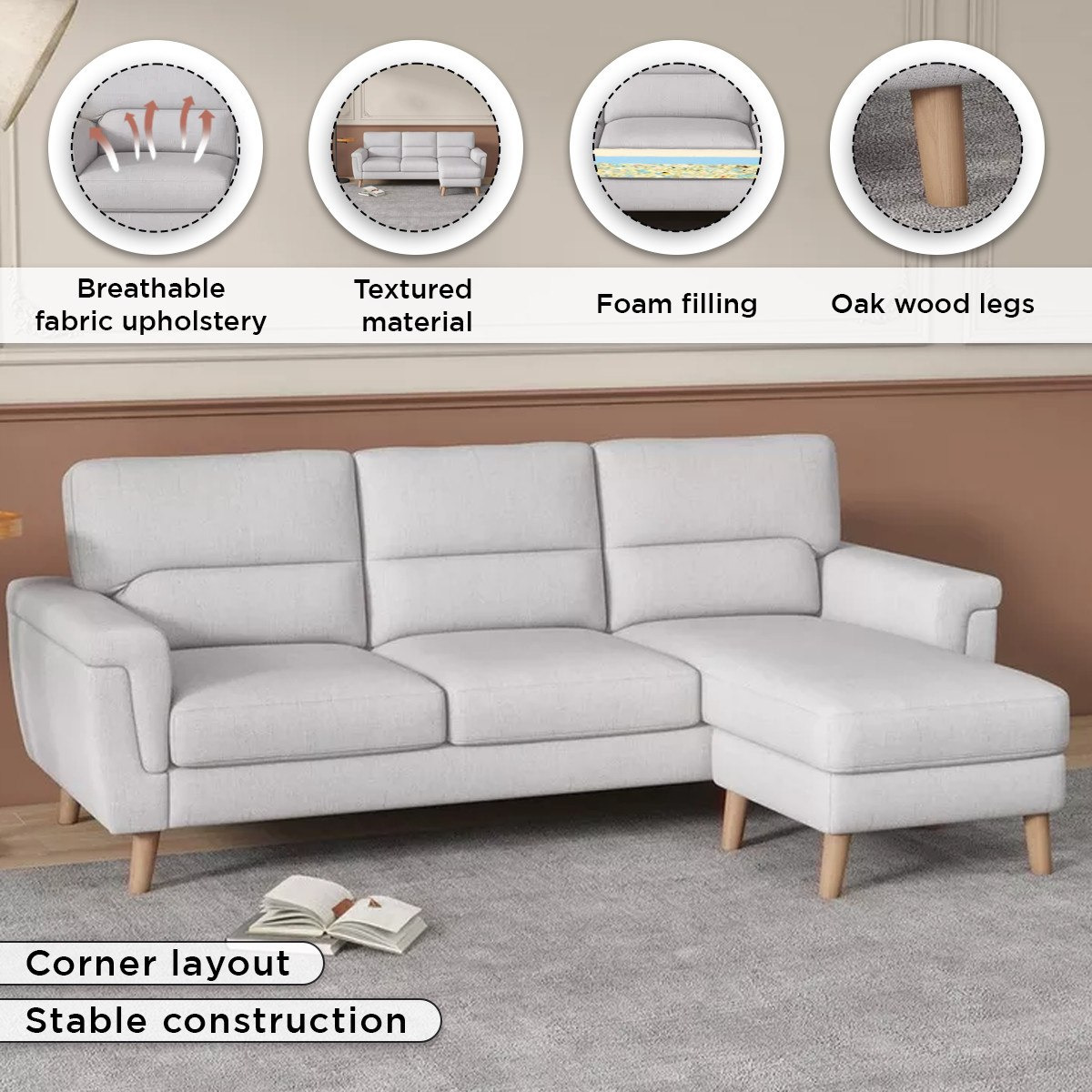 Bertin 3-Seater Fabric Corner Sofa-hbxlivingroom-sofasandarmchairs-cornersofas-image-5