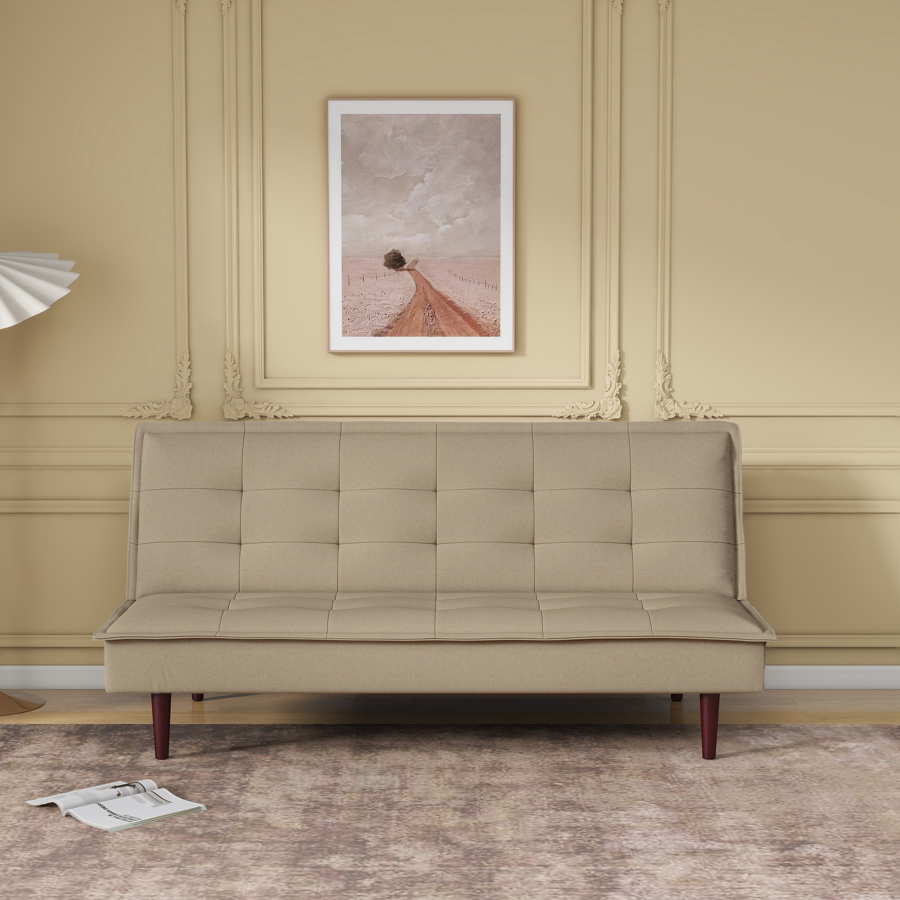 كنبة سرير قماش 3 مقاعد من ماكسيم-hbxfurniture-sofasandarmchairs-sofabeds-image-1