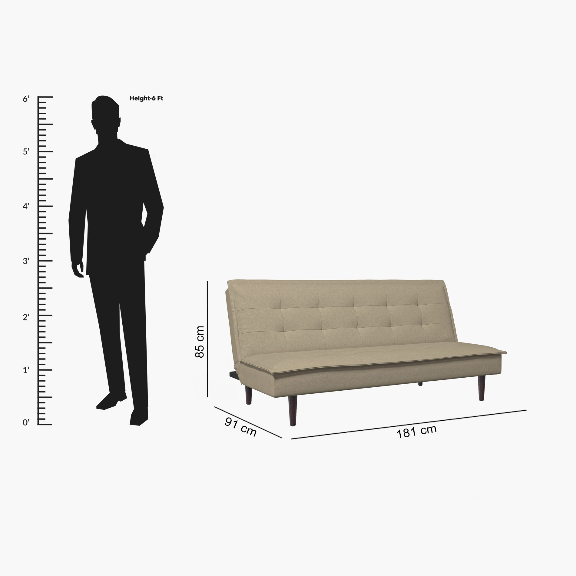 كنبة سرير قماش 3 مقاعد من ماكسيم-hbxfurniture-sofasandarmchairs-sofabeds-image-11