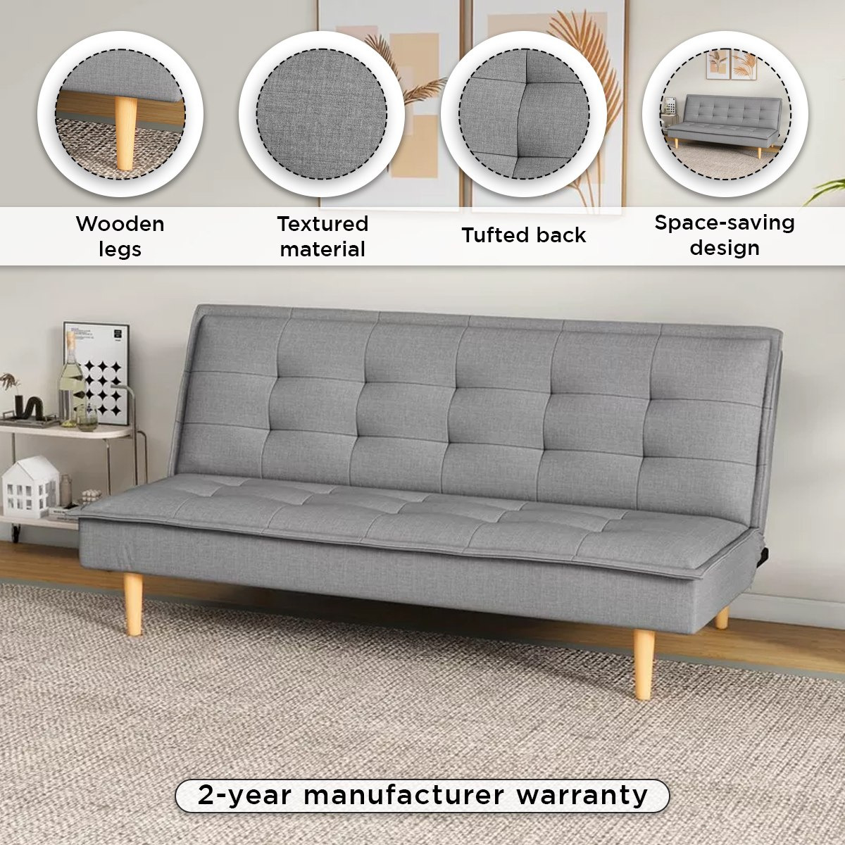 كنبة سرير قماش 3 مقاعد من ماكسيم-hbxfurniture-sofasandarmchairs-sofabeds-image-4