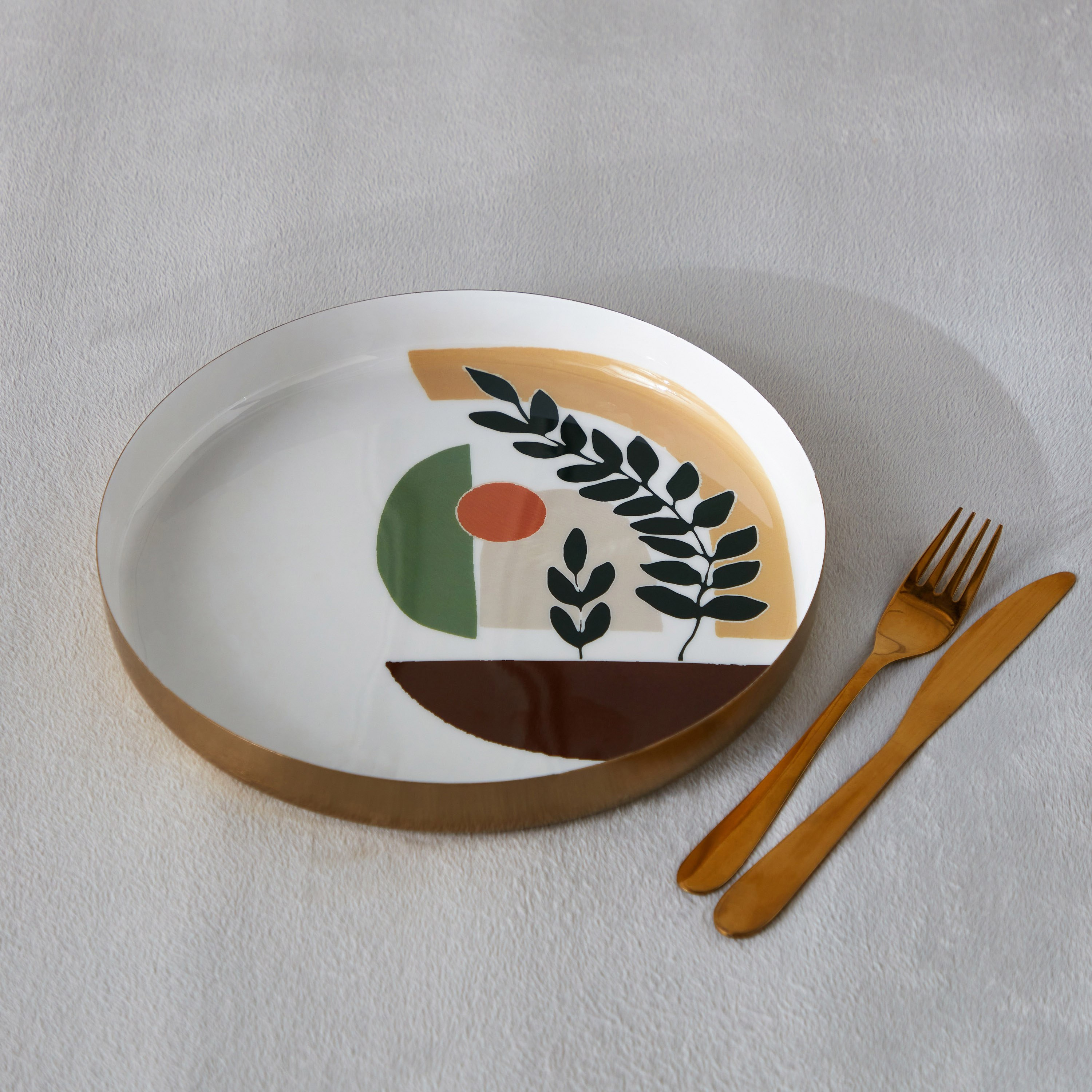 Boho Dinner Plate - 27 cm-hbxdecorandfurnishings-tabletop-crockery-image-1