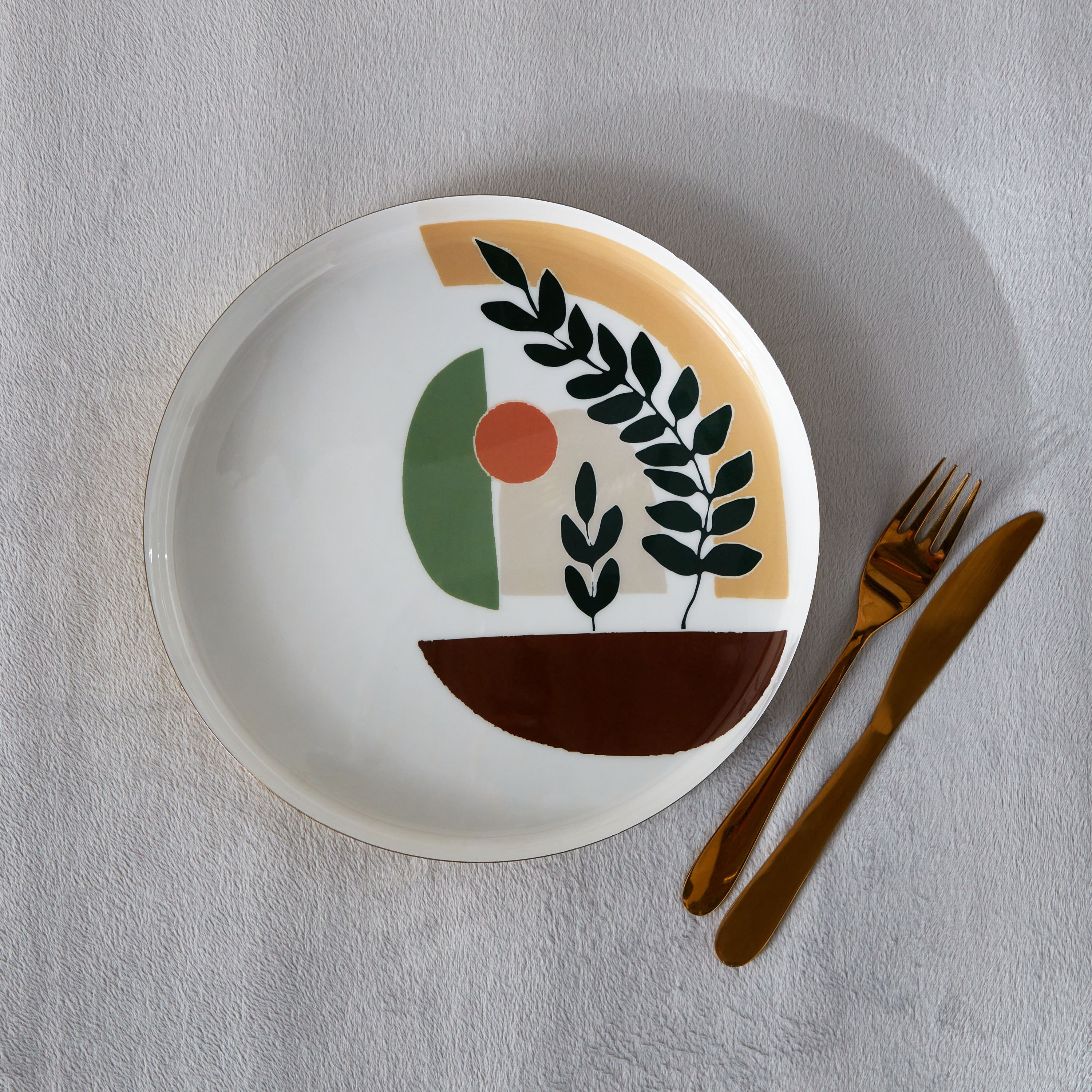 Boho Dinner Plate - 27 cm-hbxdecorandfurnishings-tabletop-crockery-image-2