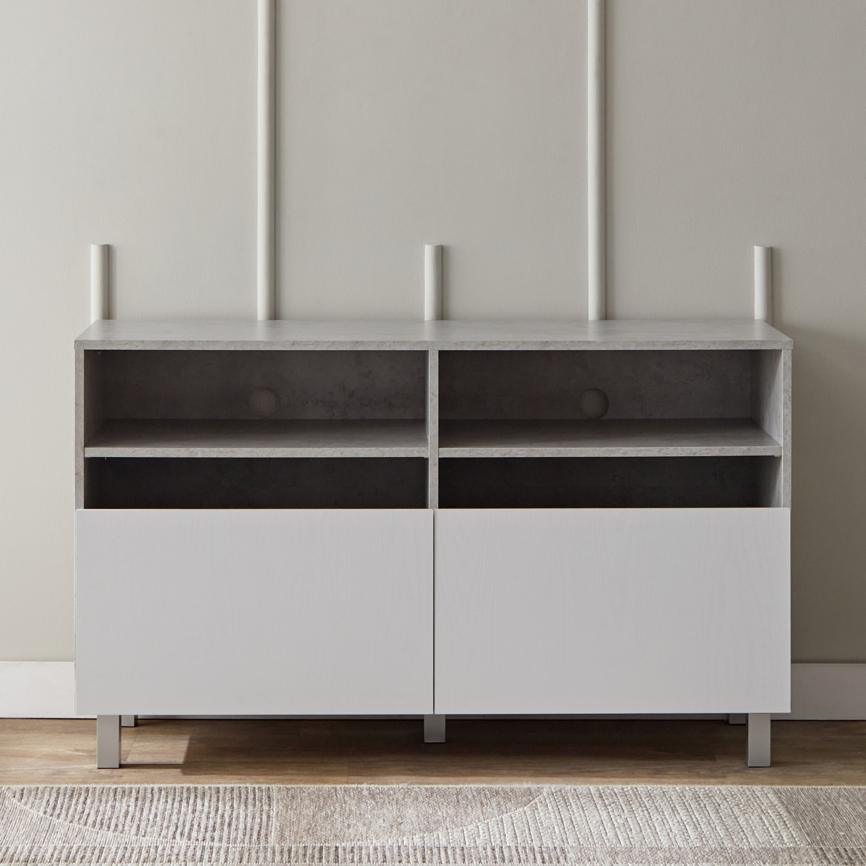 Vegas 1.2 Metre High TV Unit with Door for TVs up to 50 inches-hbxlivingroom-mediaunitsandstorage-tvunits-image-3