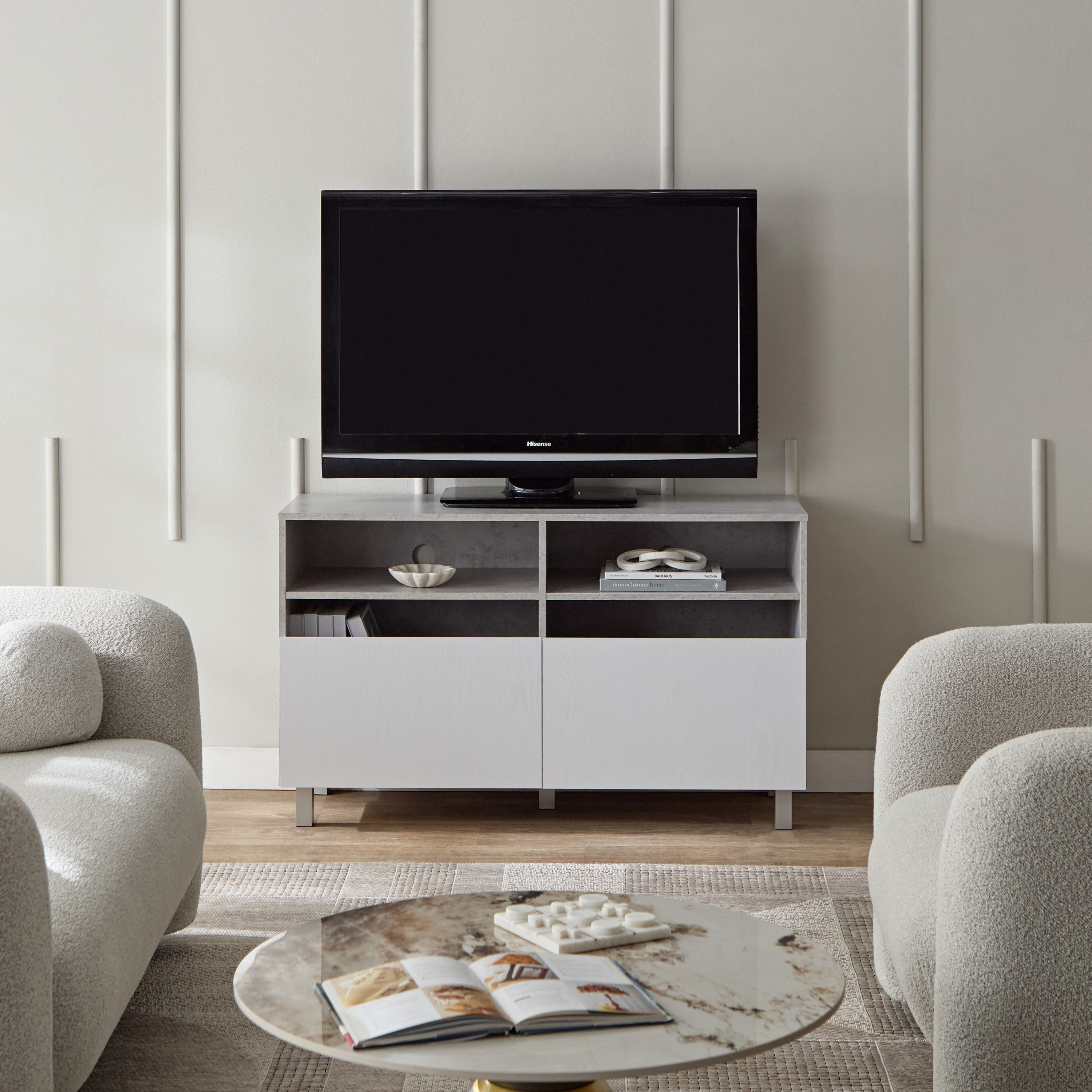 Vegas 1.2 Metre High TV Unit with Door for TVs up to 50 inches-hbxlivingroom-mediaunitsandstorage-tvunits-image-11