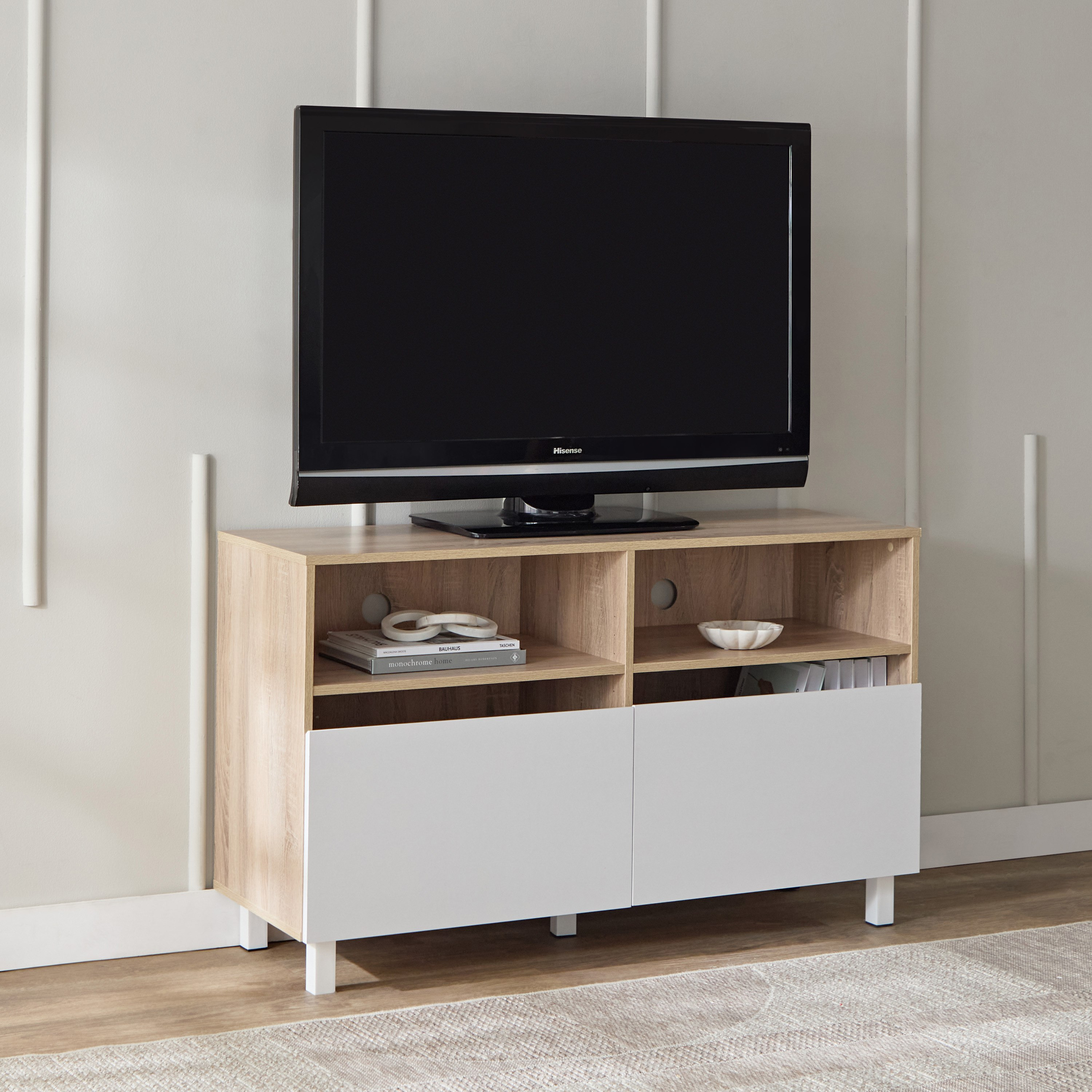 وحدة تلفزيون مرتفعة حتى 50 بوصة 1.2 متر بباب واحد من فيجاس-hbxlivingroom-mediaunitsandstorage-tvunits-image-1