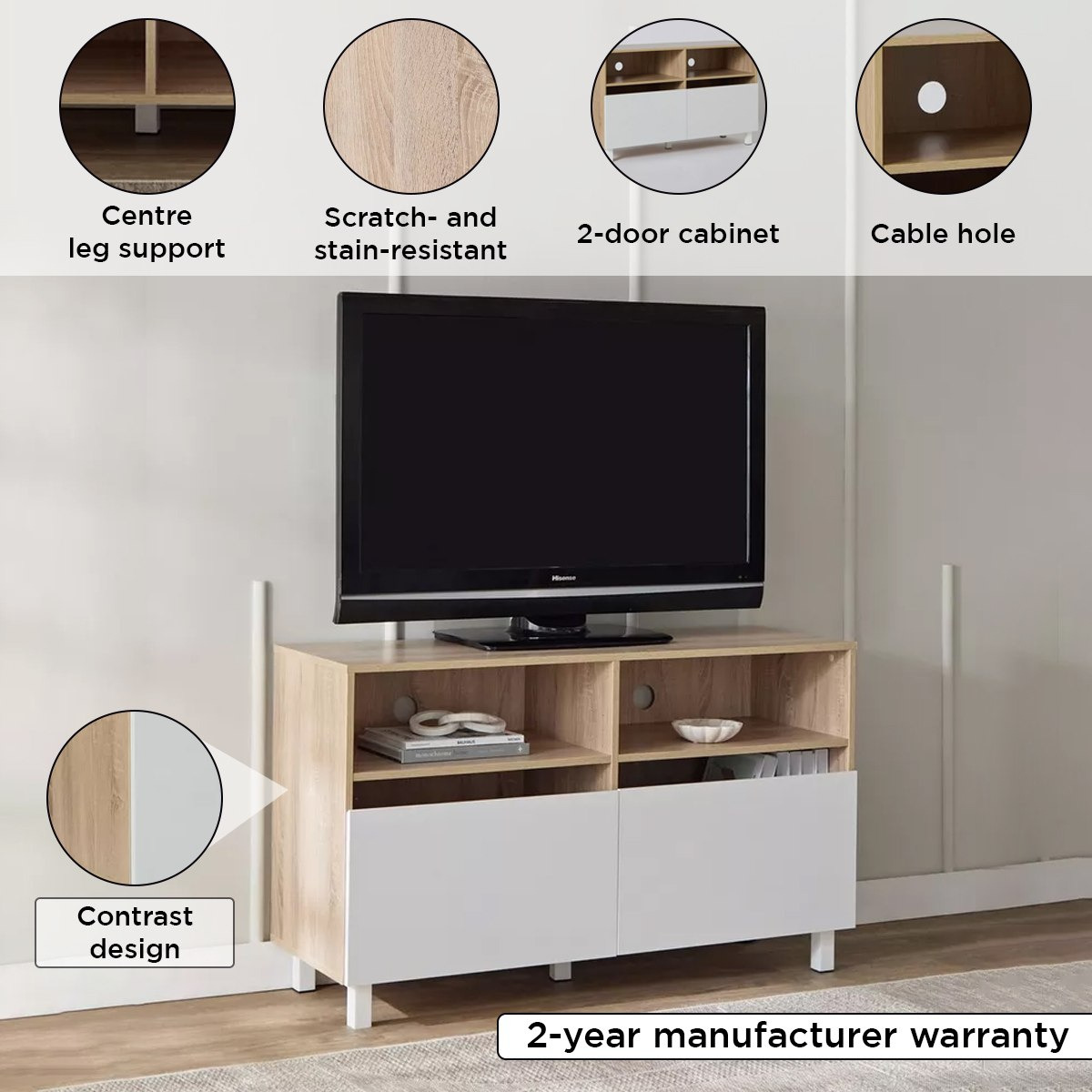وحدة تلفزيون مرتفعة حتى 50 بوصة 1.2 متر بباب واحد من فيجاس-hbxlivingroom-mediaunitsandstorage-tvunits-image-4