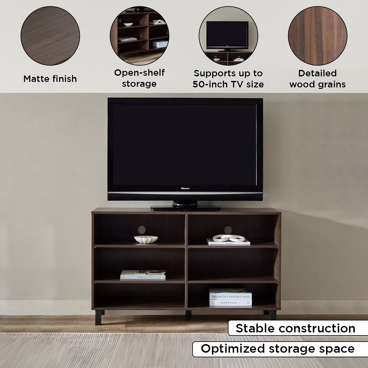 وحدة تلفزيون مرتفعة حتى 50 بوصة 1.2 متر من فيجاس-hbxlivingroom-mediaunitsandstorage-tvunits-image-5